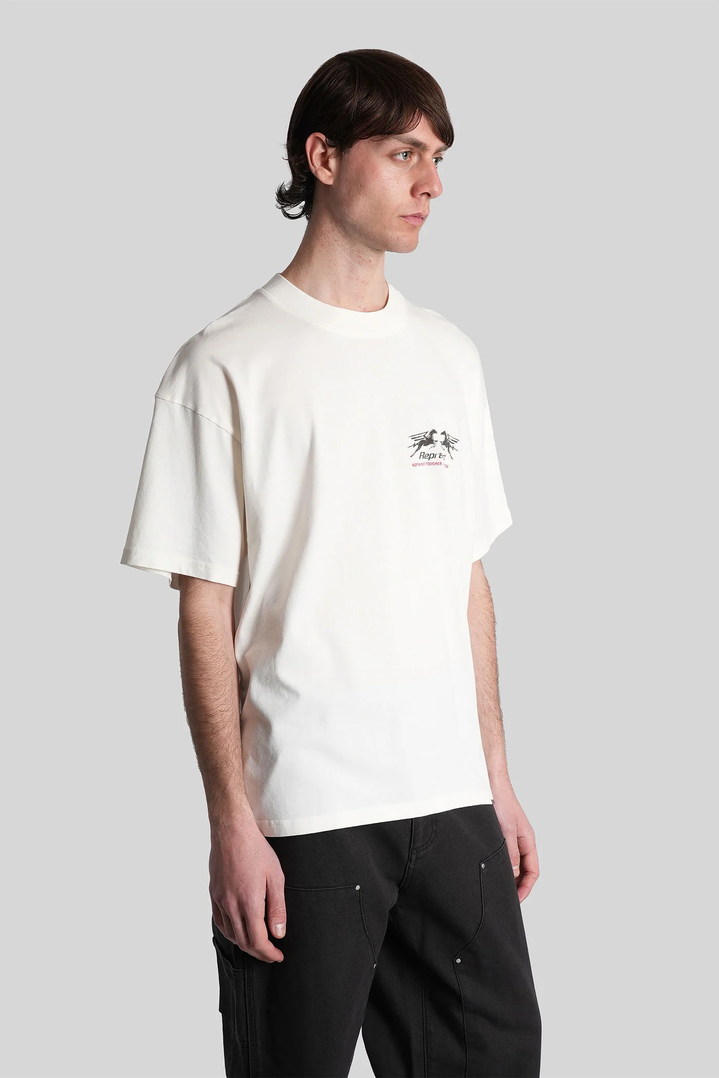 T-Shirt in white cotton - Image 4