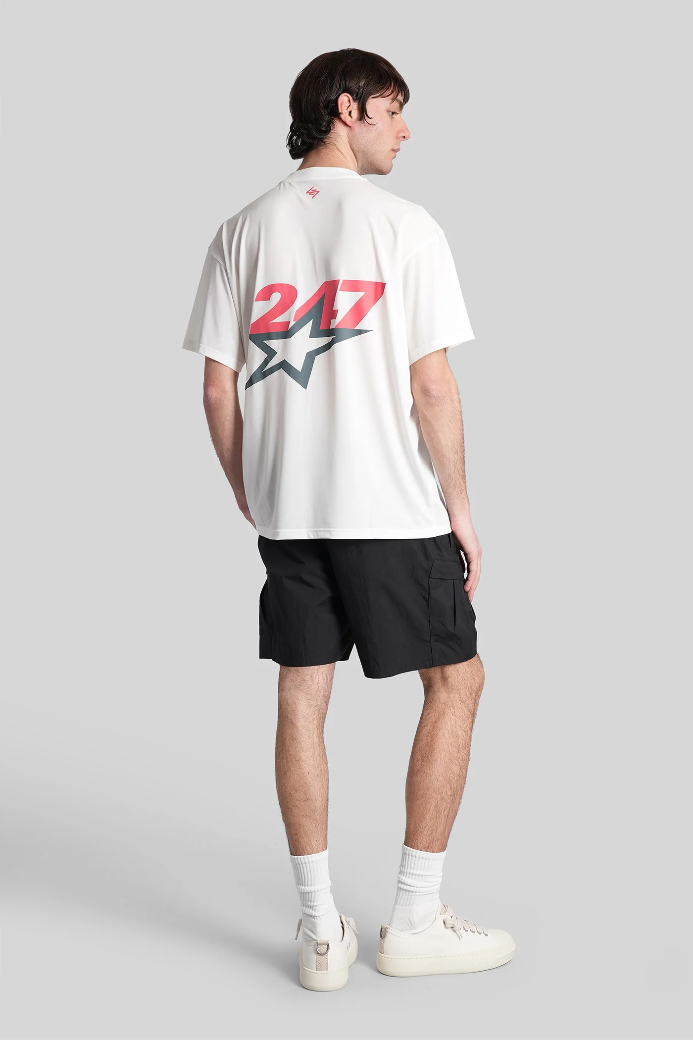 T-Shirt in white polyester - Image 2