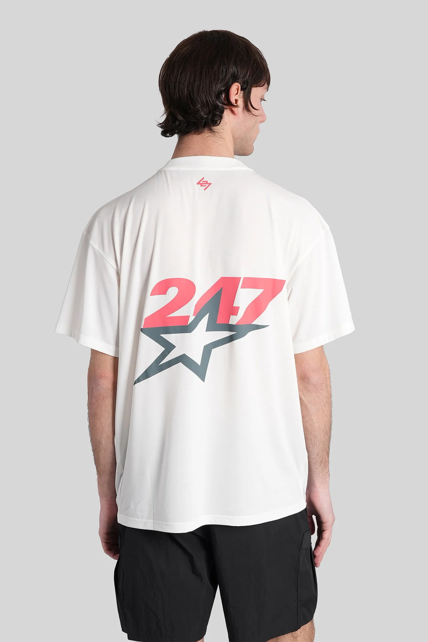 T-Shirt in white polyester - Image 3
