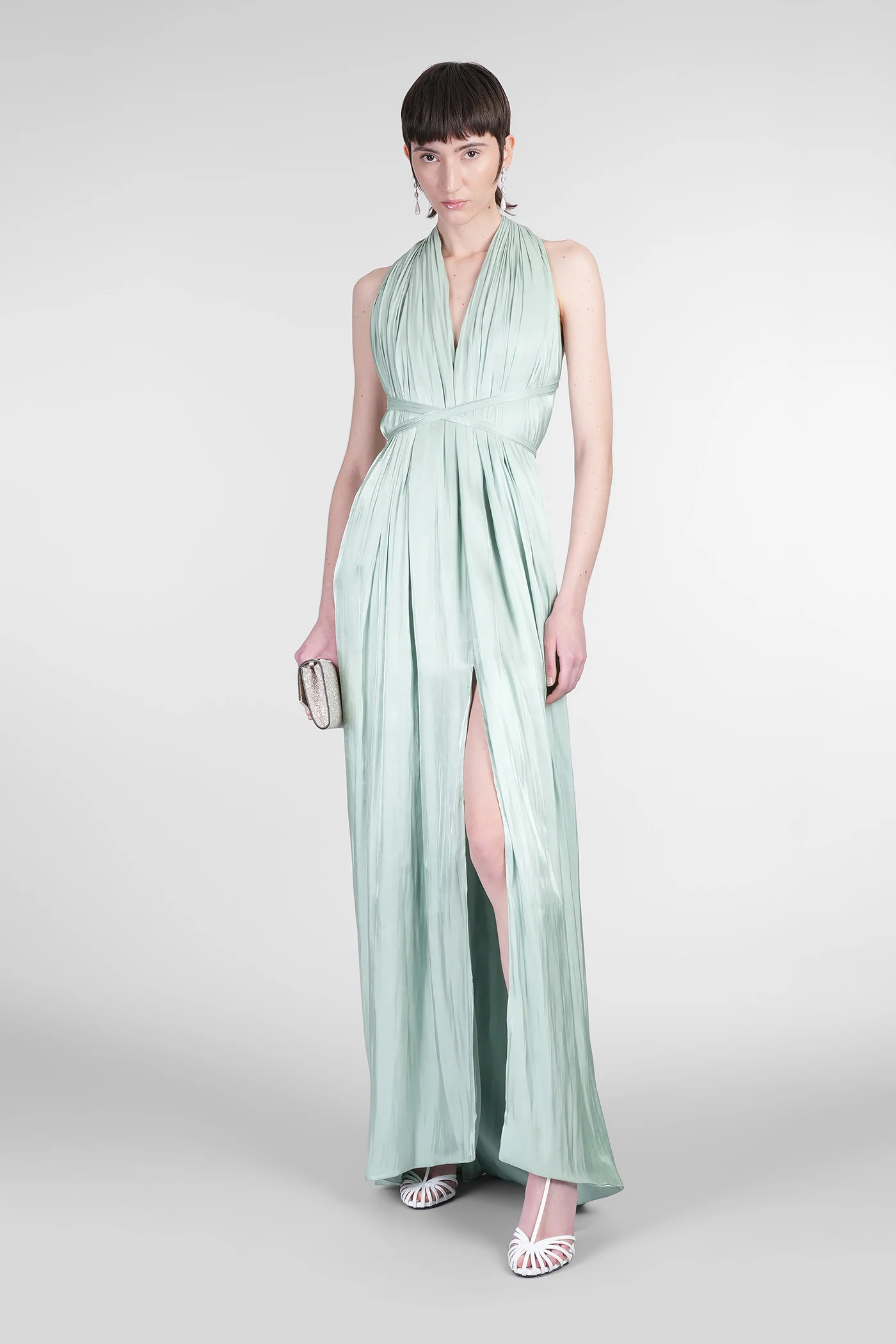 Gigi Dress Long dress in green polyester - Image 2