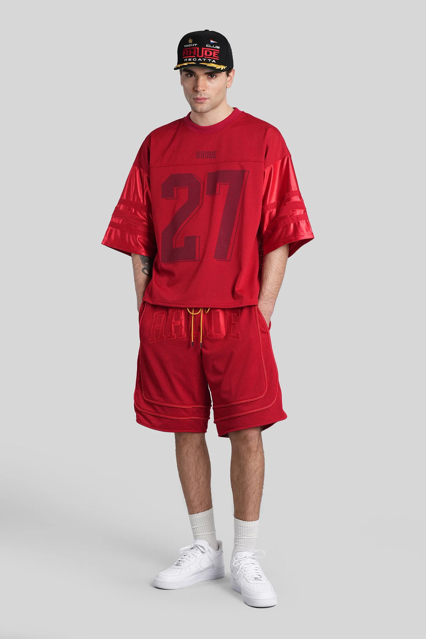 T-Shirt in red polyester - Image 2