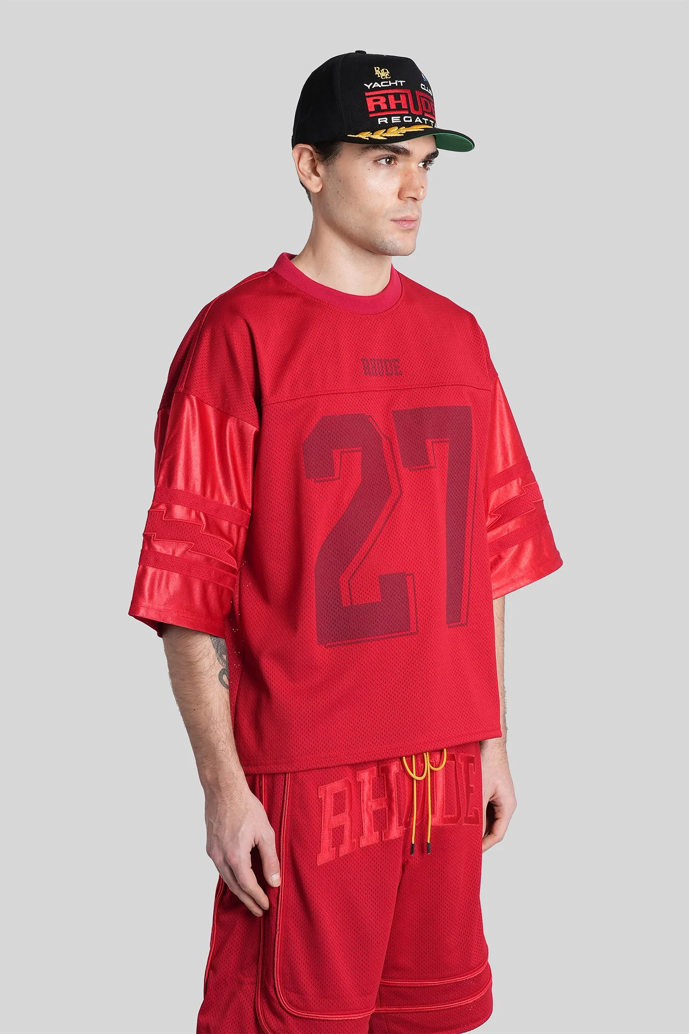 T-Shirt in red polyester - Image 4
