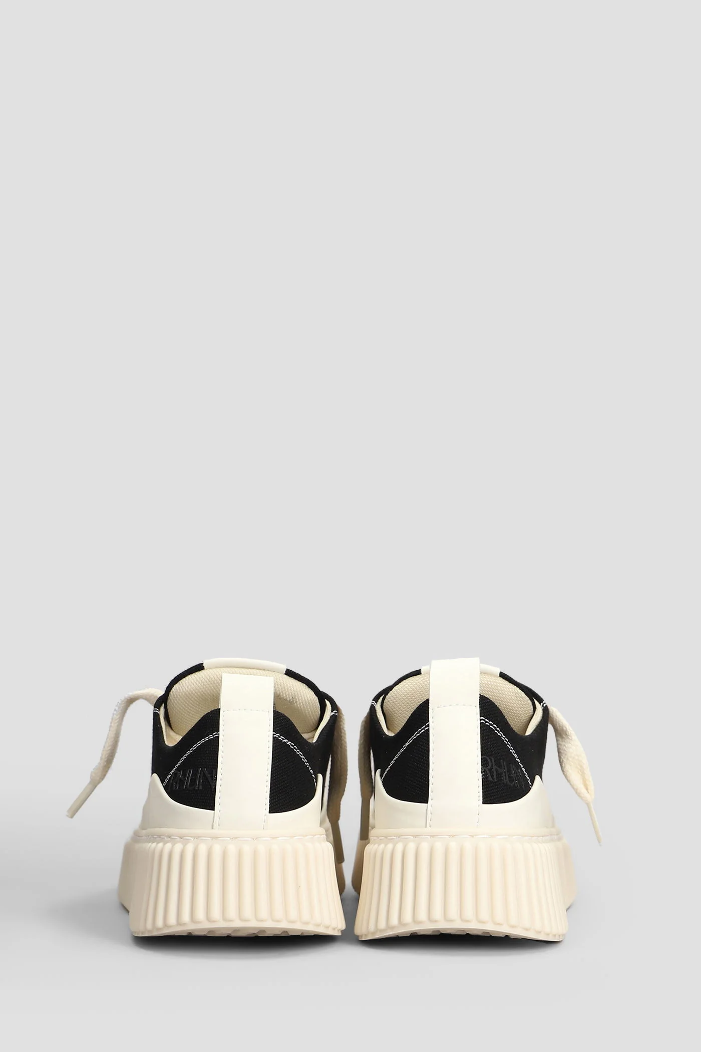 Canvas Sneakers in black canvas - Image 4