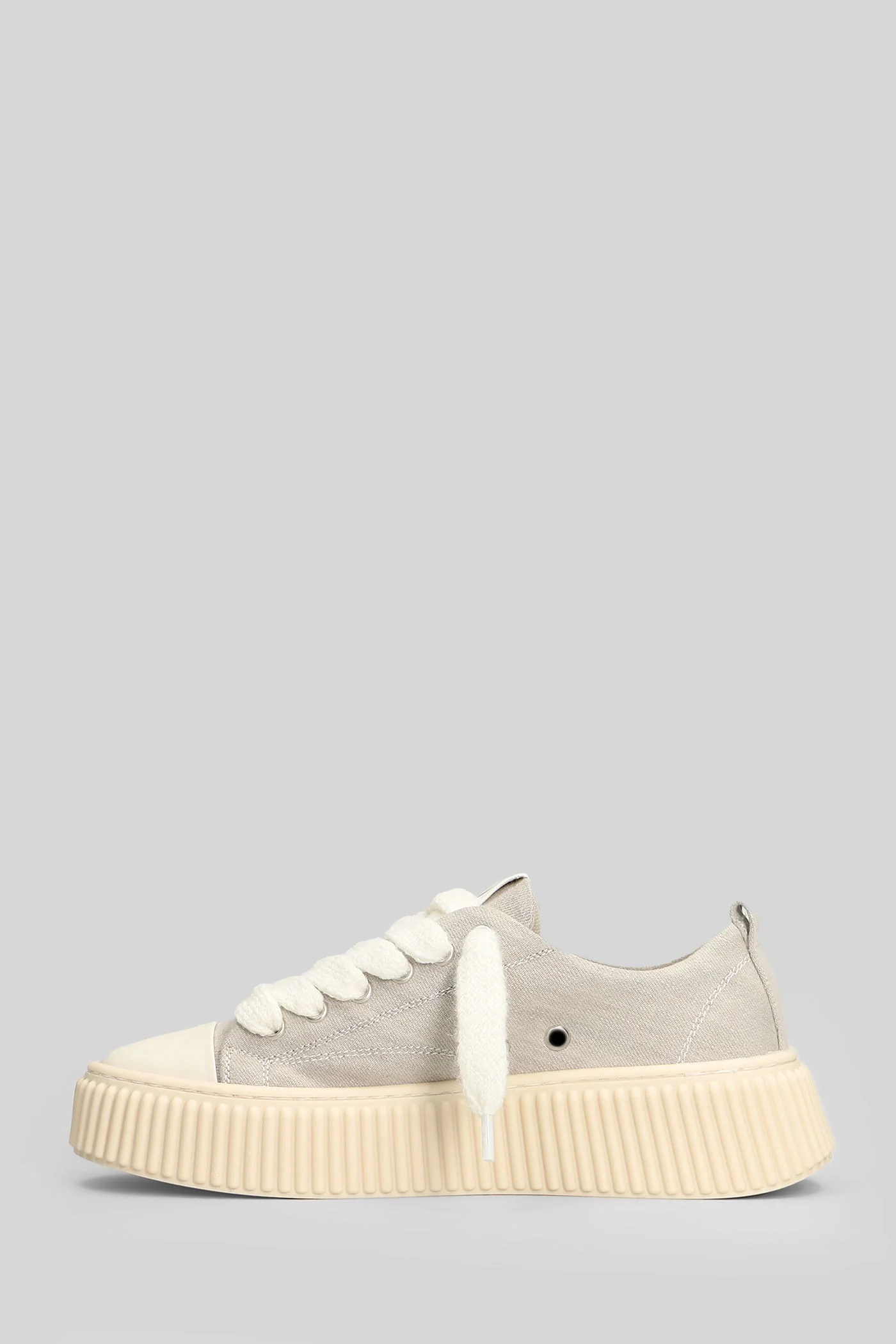 Denim 16 Sneakers in grey canvas - Image 3