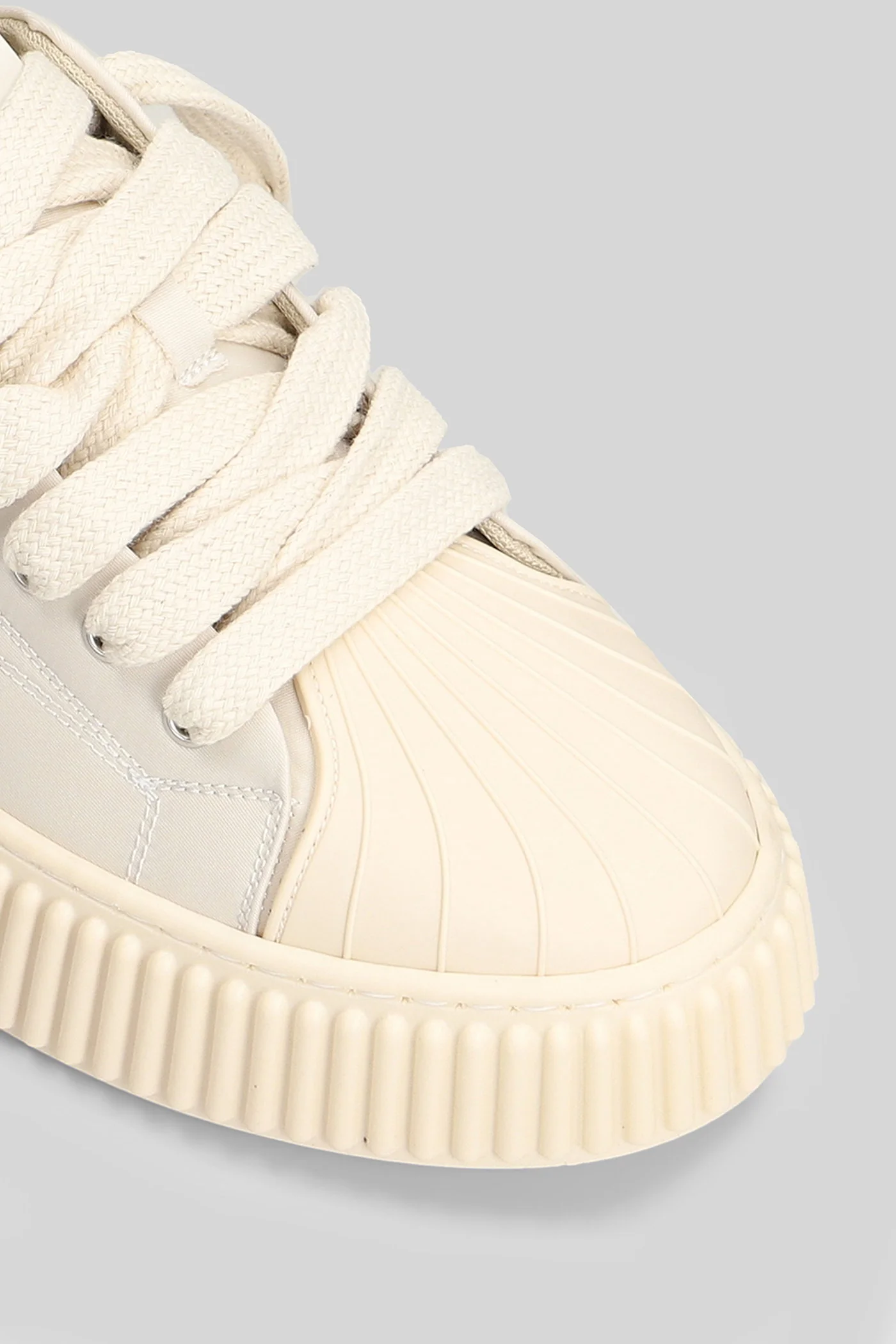 Nylon Sneakers in beige nylon - Image 5