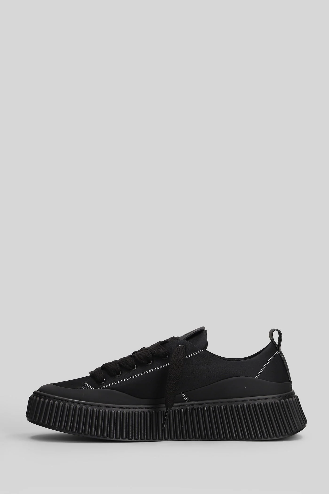 Nylon Sneakers in black nylon - Image 3