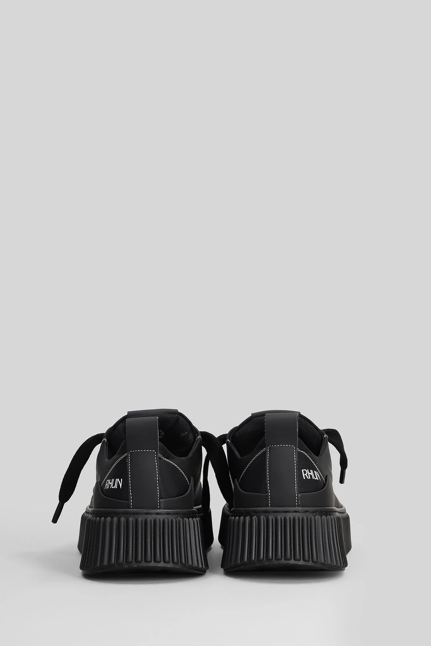 Nylon Sneakers in black nylon - Image 4