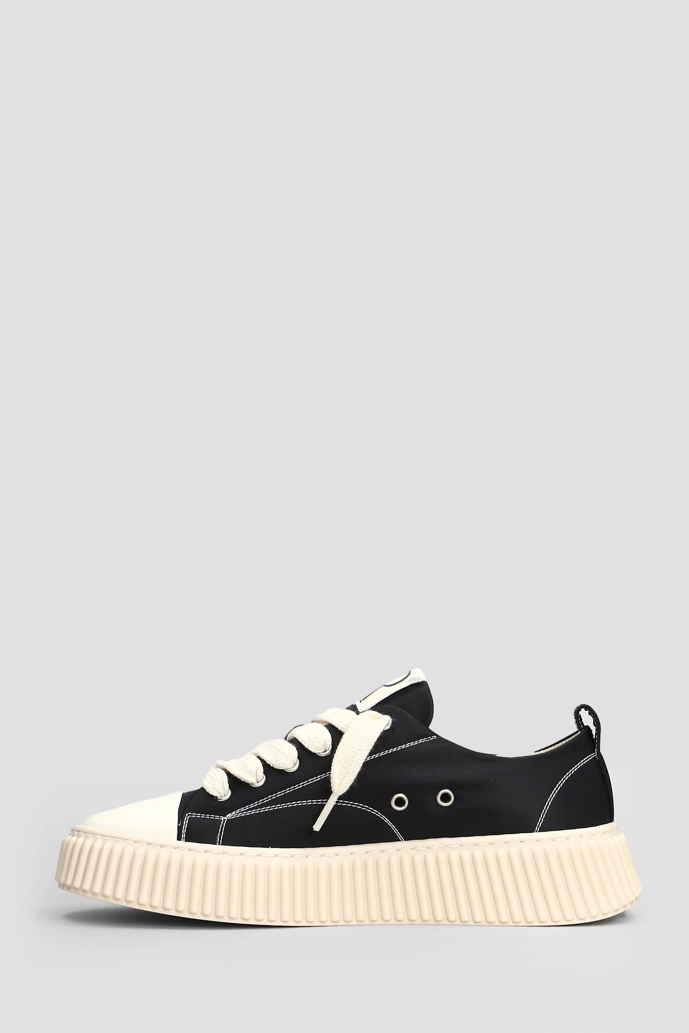 Nylon Sneakers in black nylon - Image 3