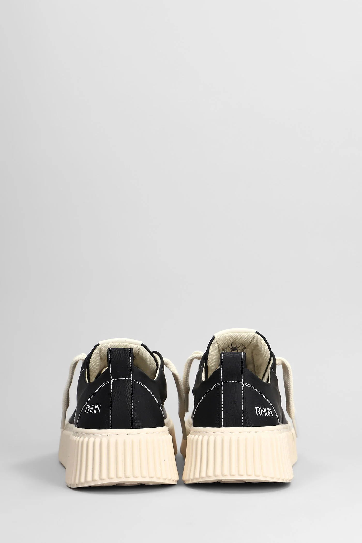 Nylon Sneakers in black nylon - Image 4