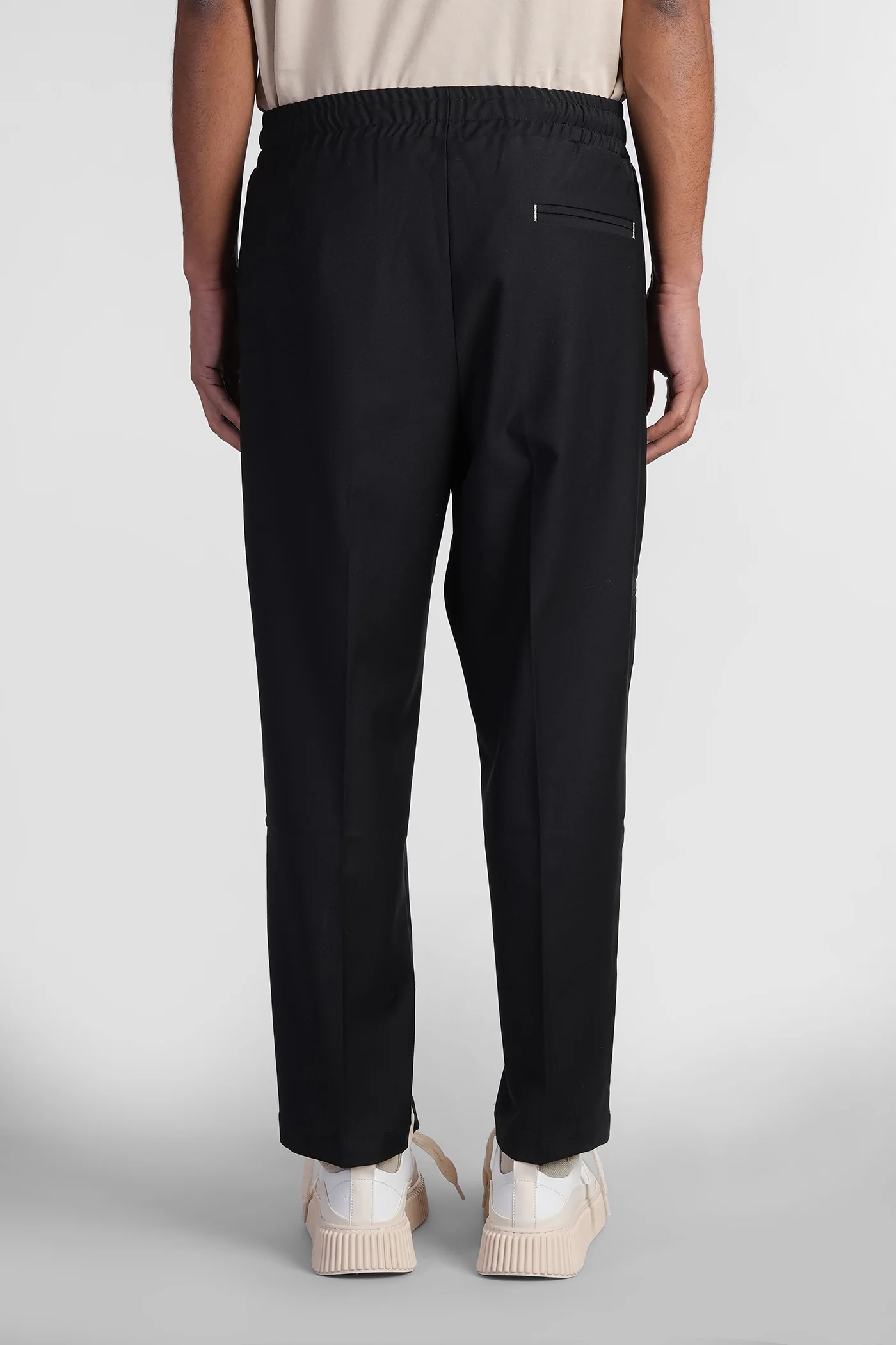 Pants in black wool - Image 3