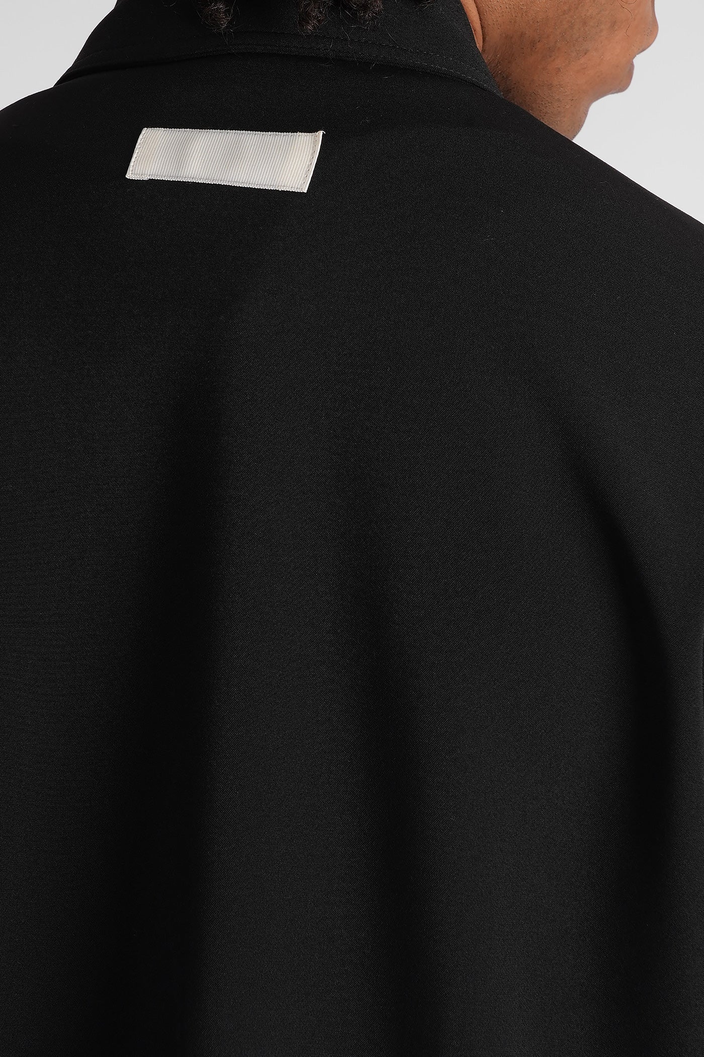 Shirt in black polyester - Image 5