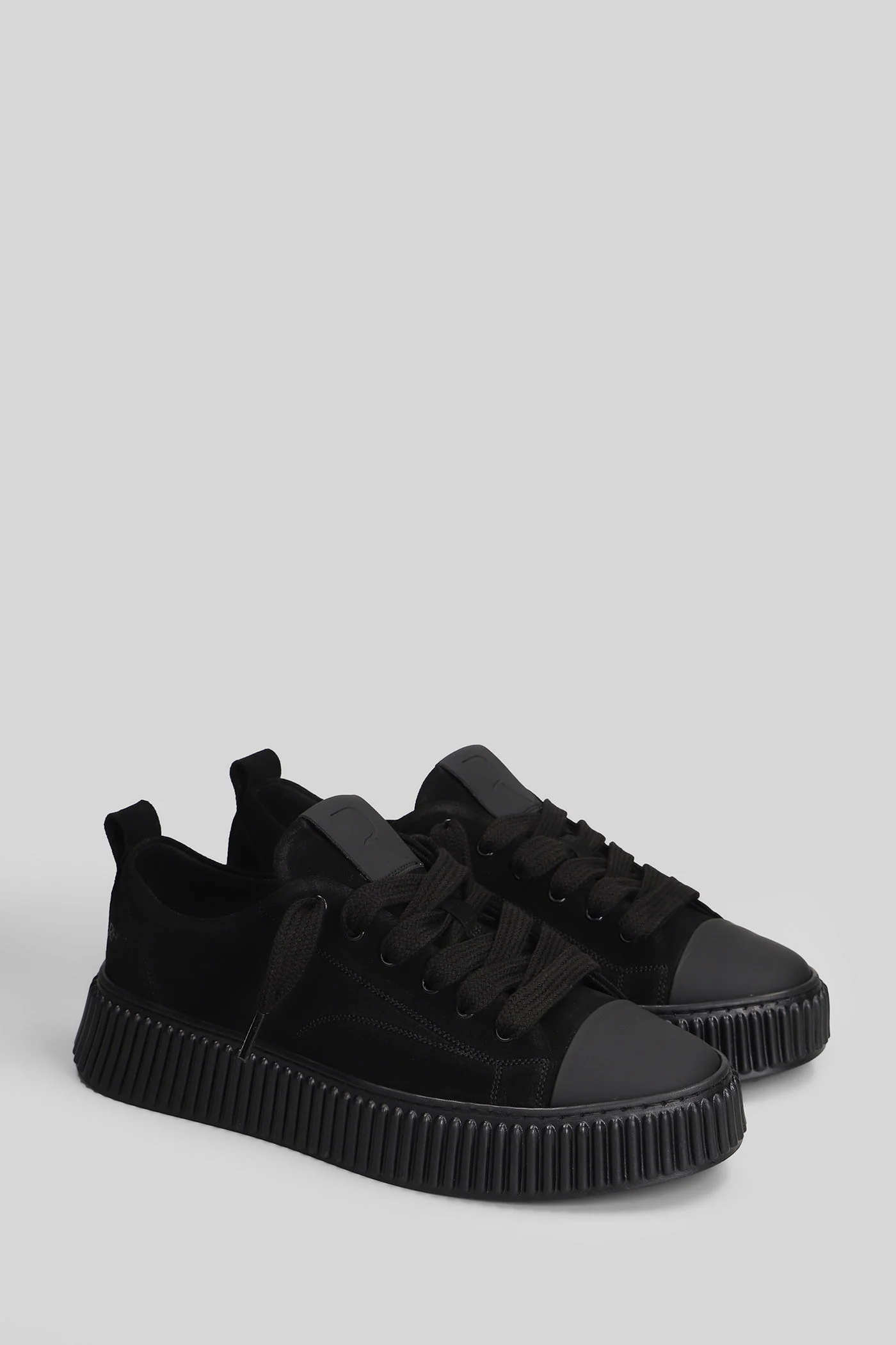 Suede Sneakers in black suede - Image 2