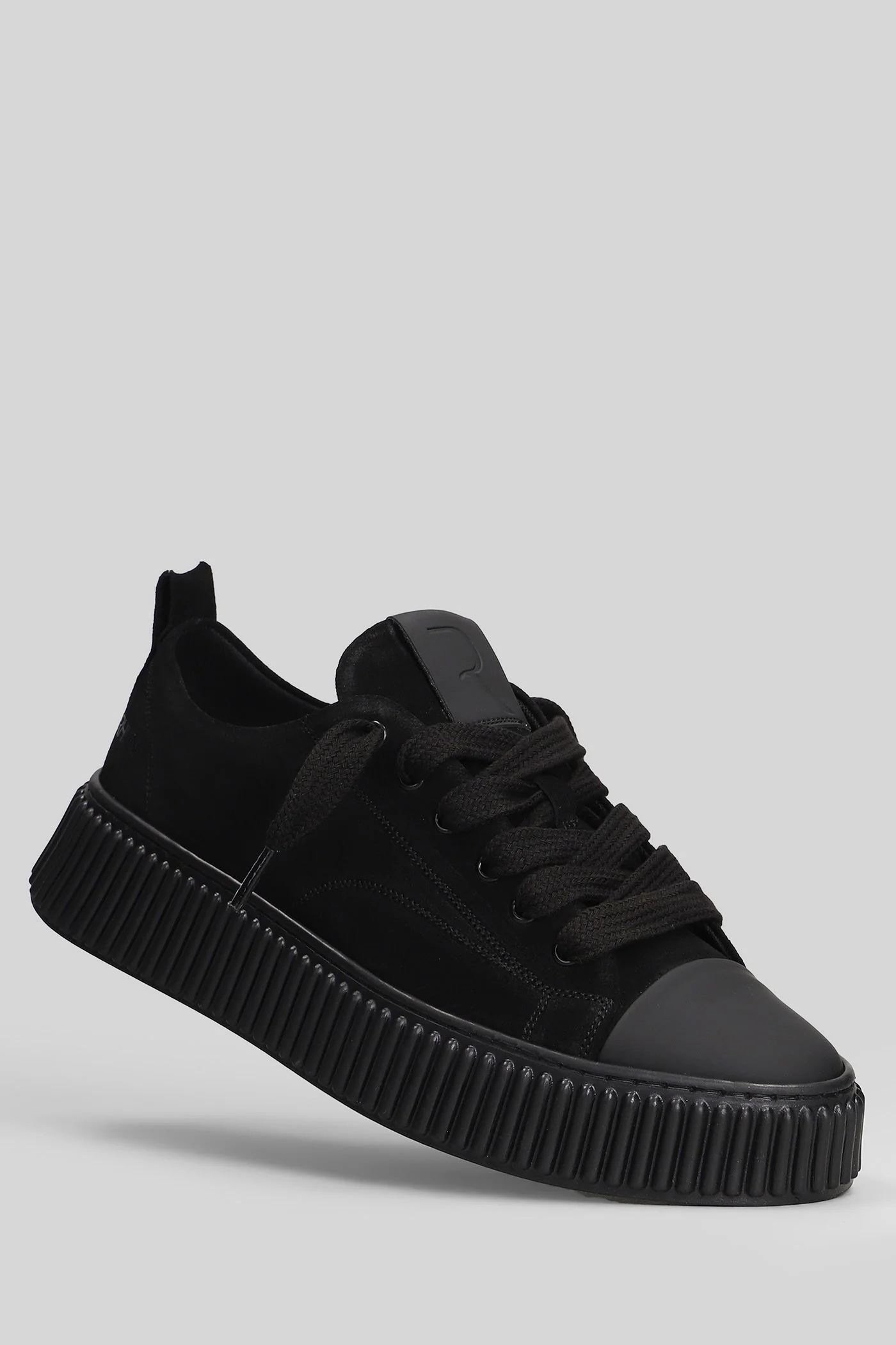 Suede Sneakers in black suede - Image 5