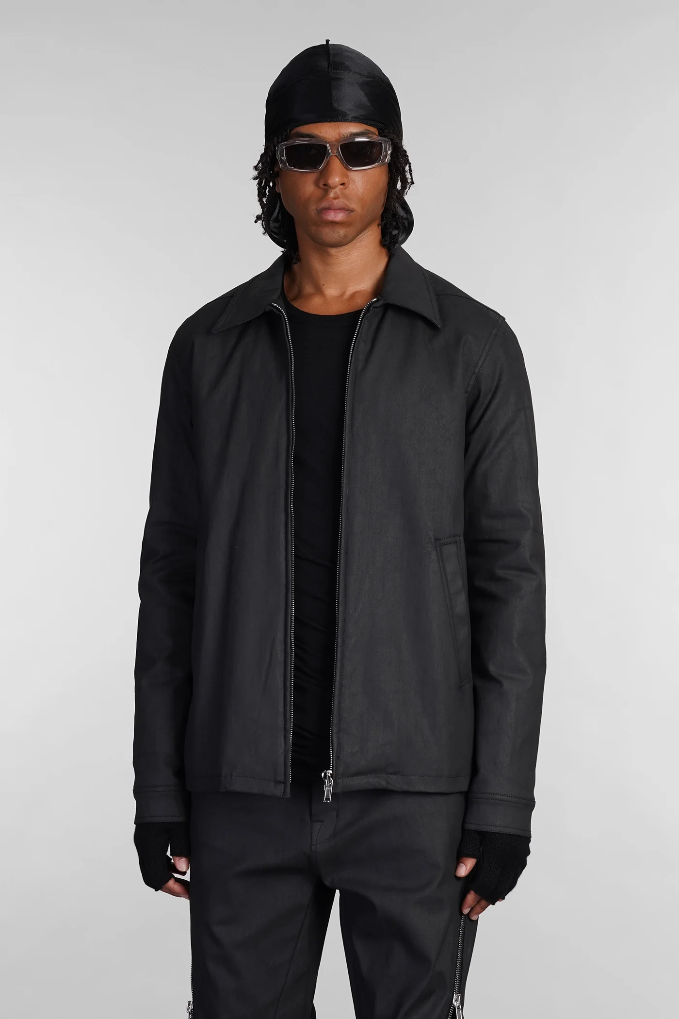 Brad jkt Denim Jackets in black cotton