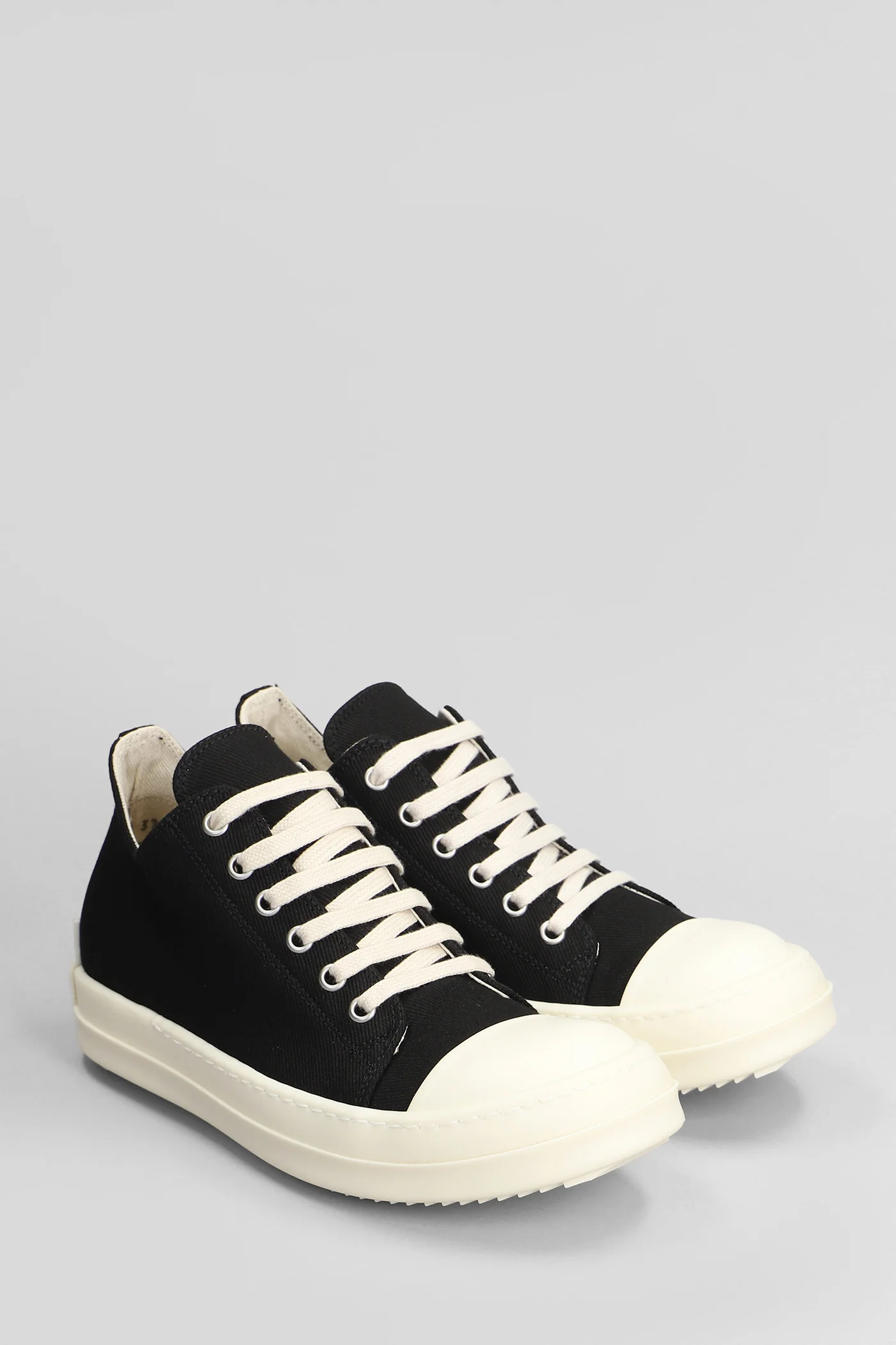 Low sneaks Sneakers in black cotton - Image 2