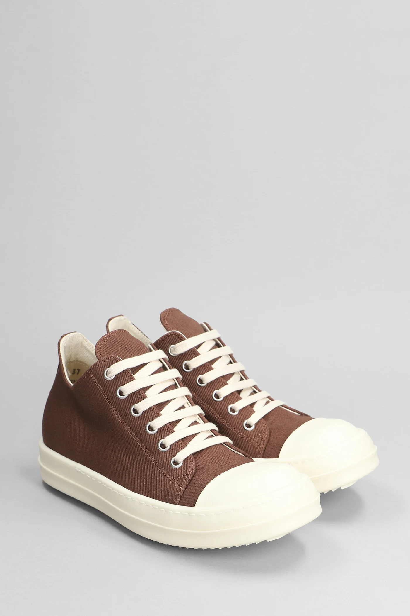Low sneaks Sneakers in brown cotton - Image 2