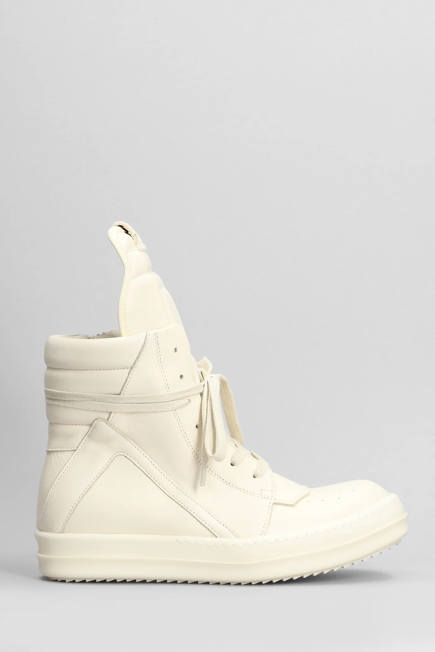Geobasket Sneakers in beige leather