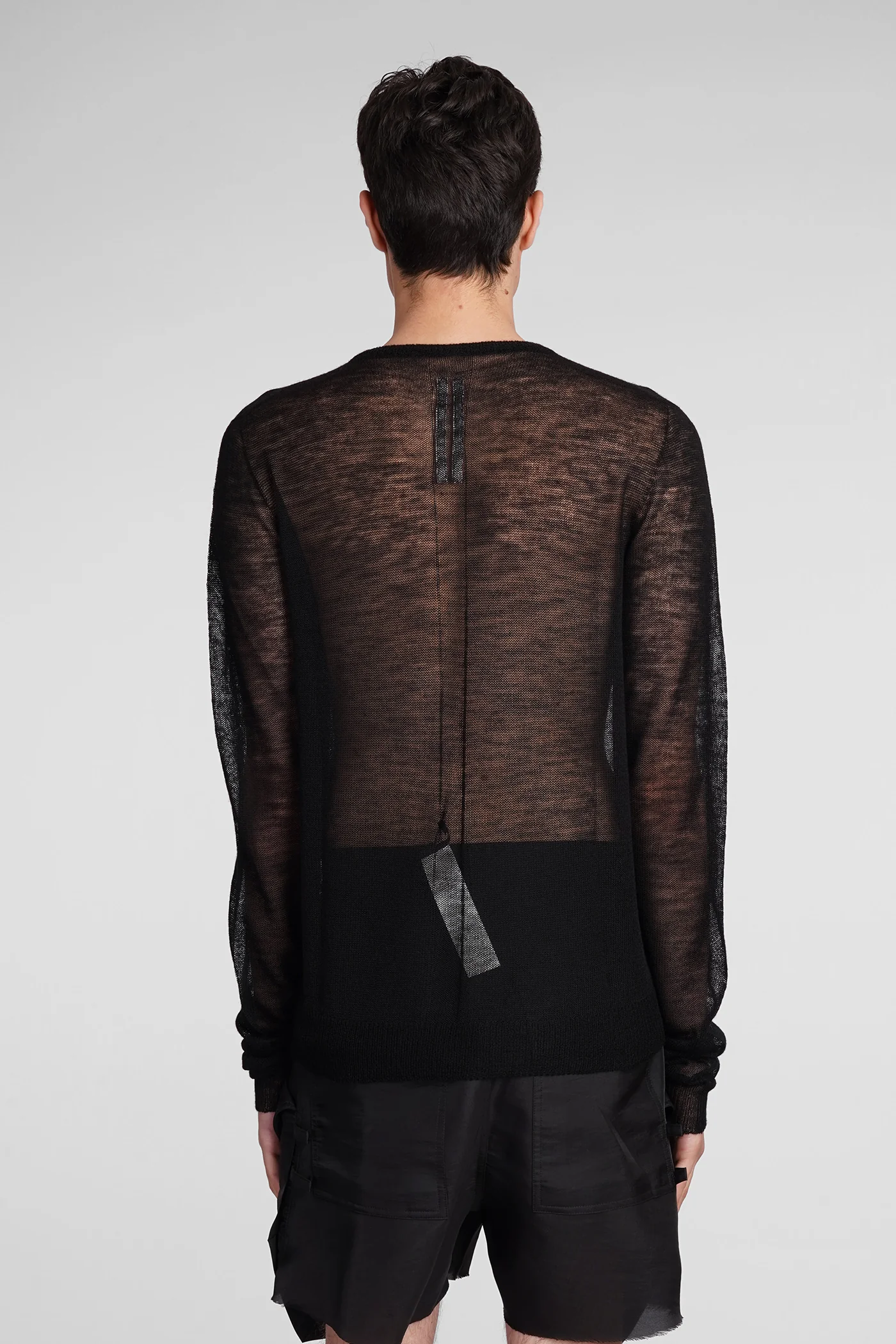Knitwear in black wool - Image 3