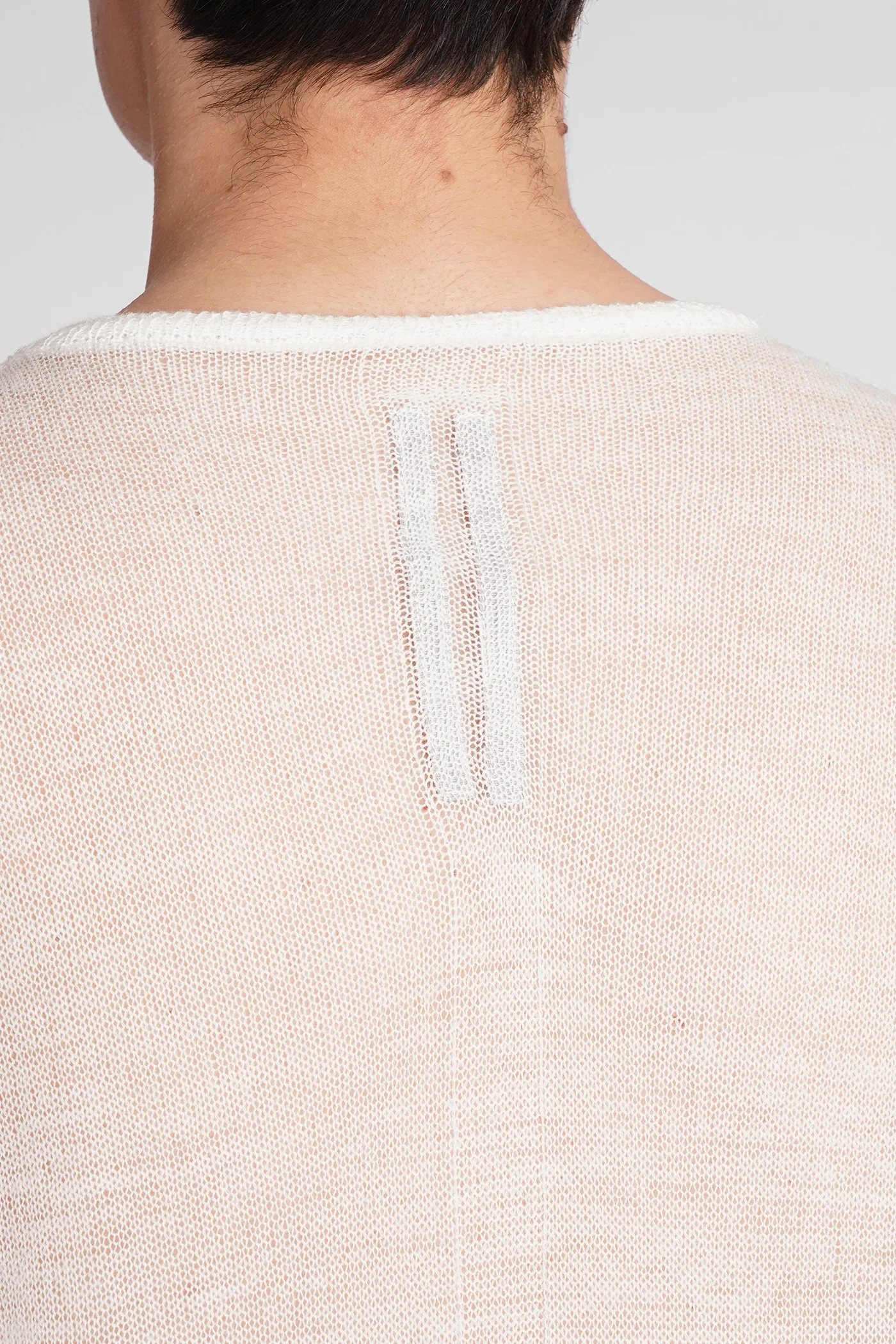Knitwear in white wool - Image 5