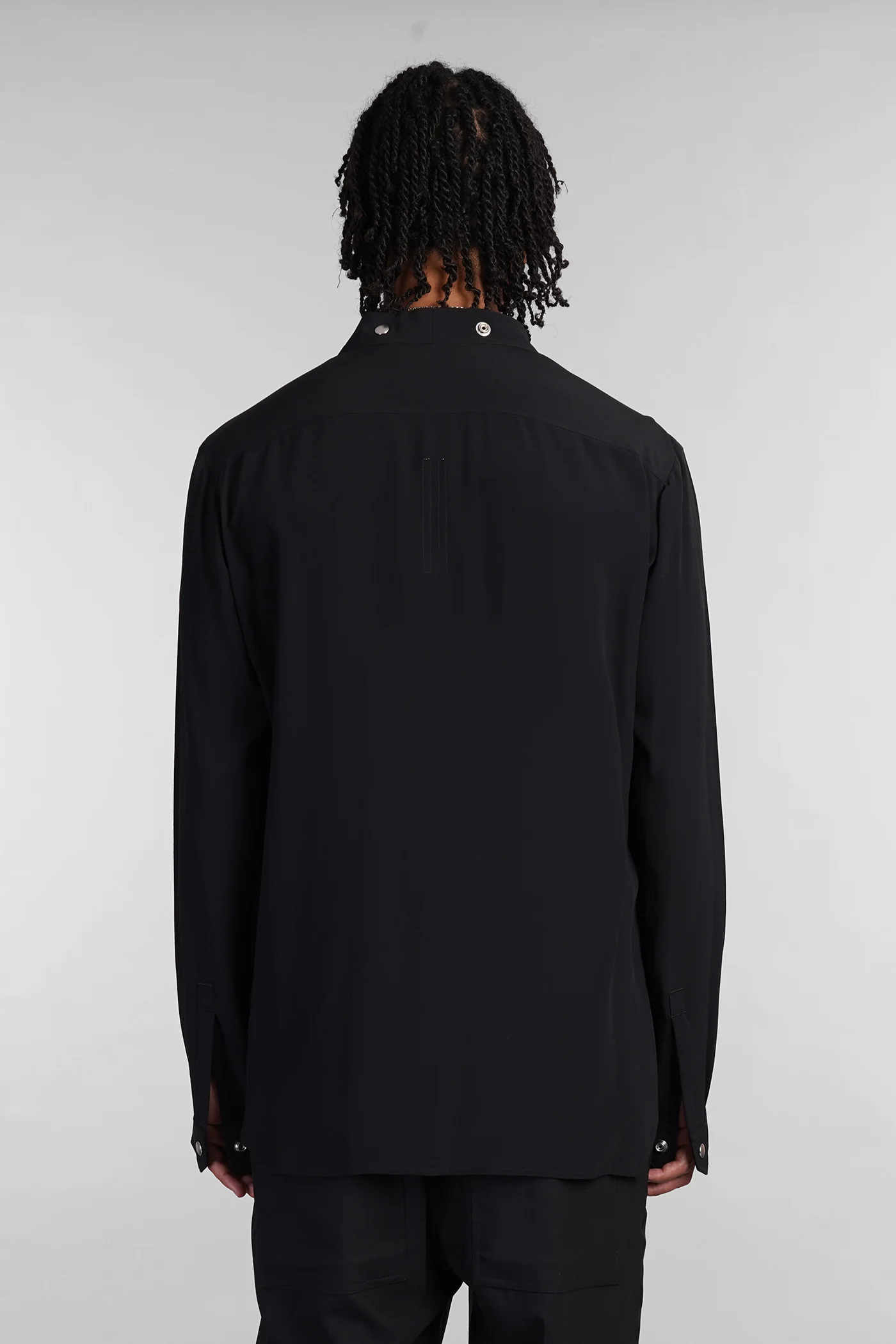 Larry fogpocket Shirt in black acetate - Image 3