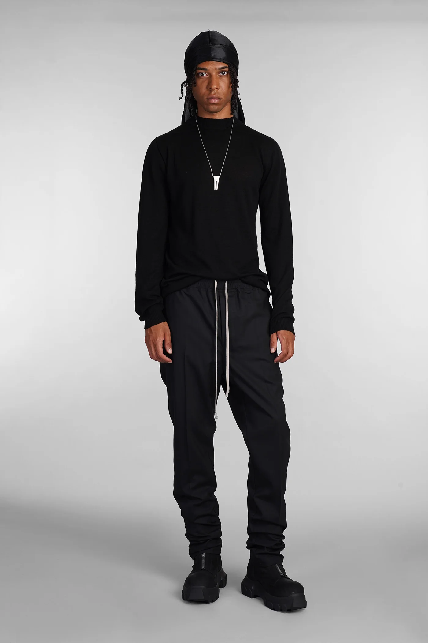 Level lupetto Knitwear in black wool - Image 2