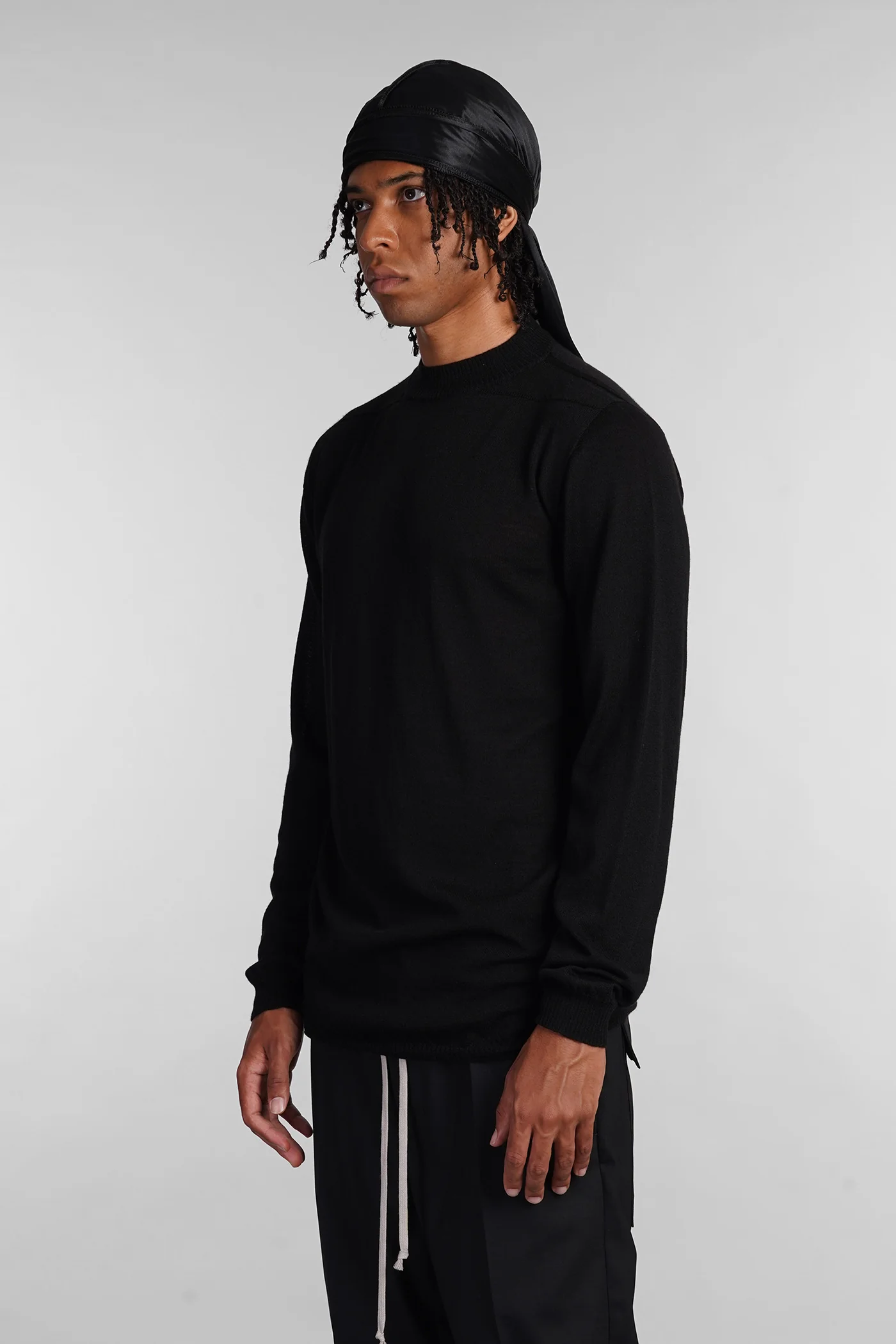 Level lupetto Knitwear in black wool - Image 4