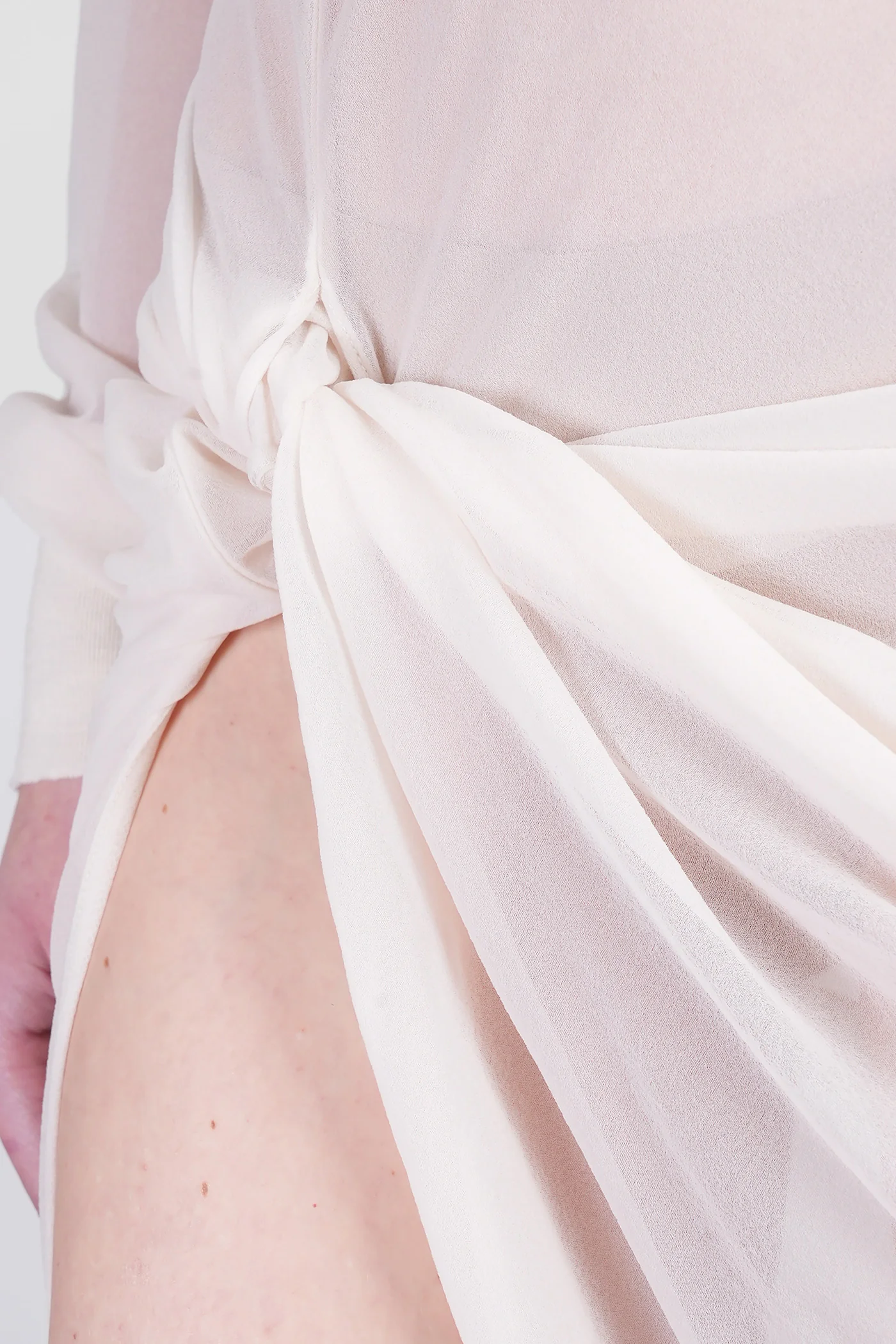 Twist edfu skirt Skirt in beige polyester - Image 5