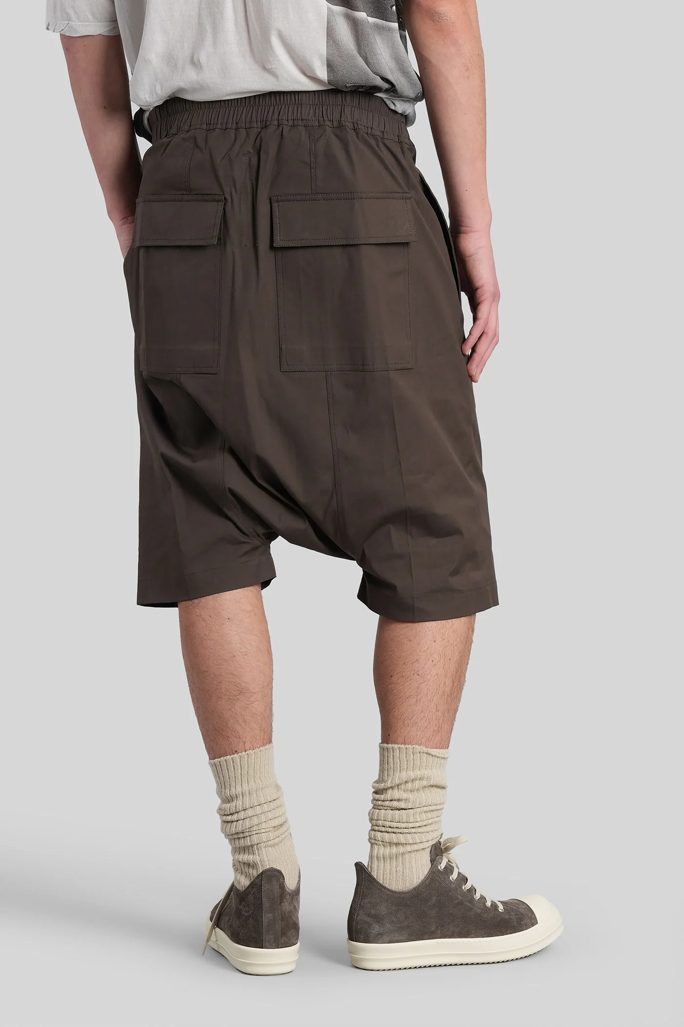 Rick s pods Shorts in grey cotton - Image 3