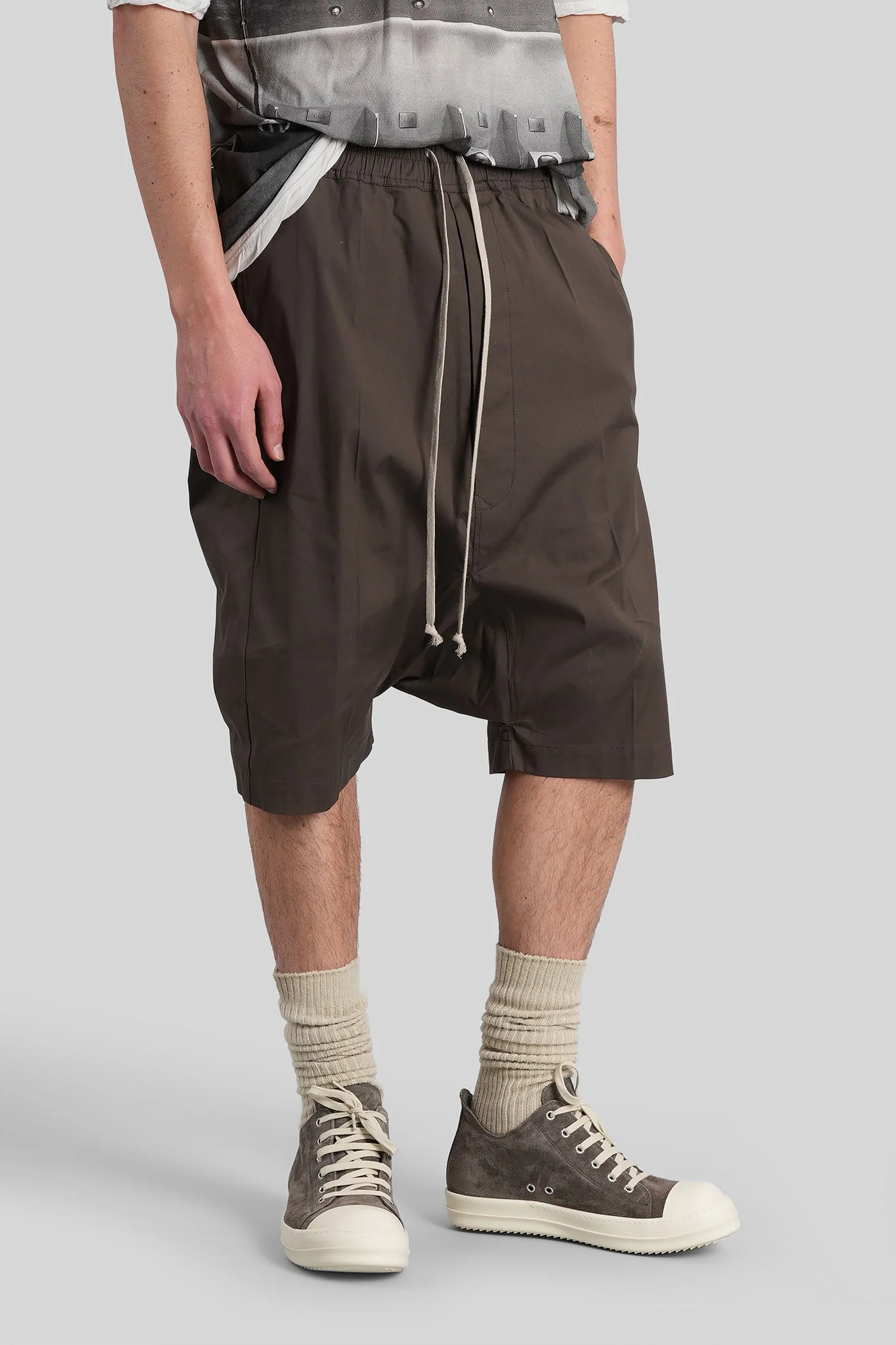 Rick s pods Shorts in grey cotton - Image 4