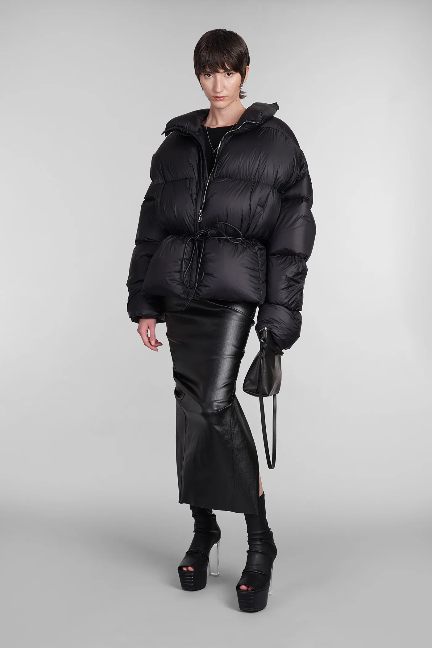 Sail duvet puffer in black polyamide - Image 2