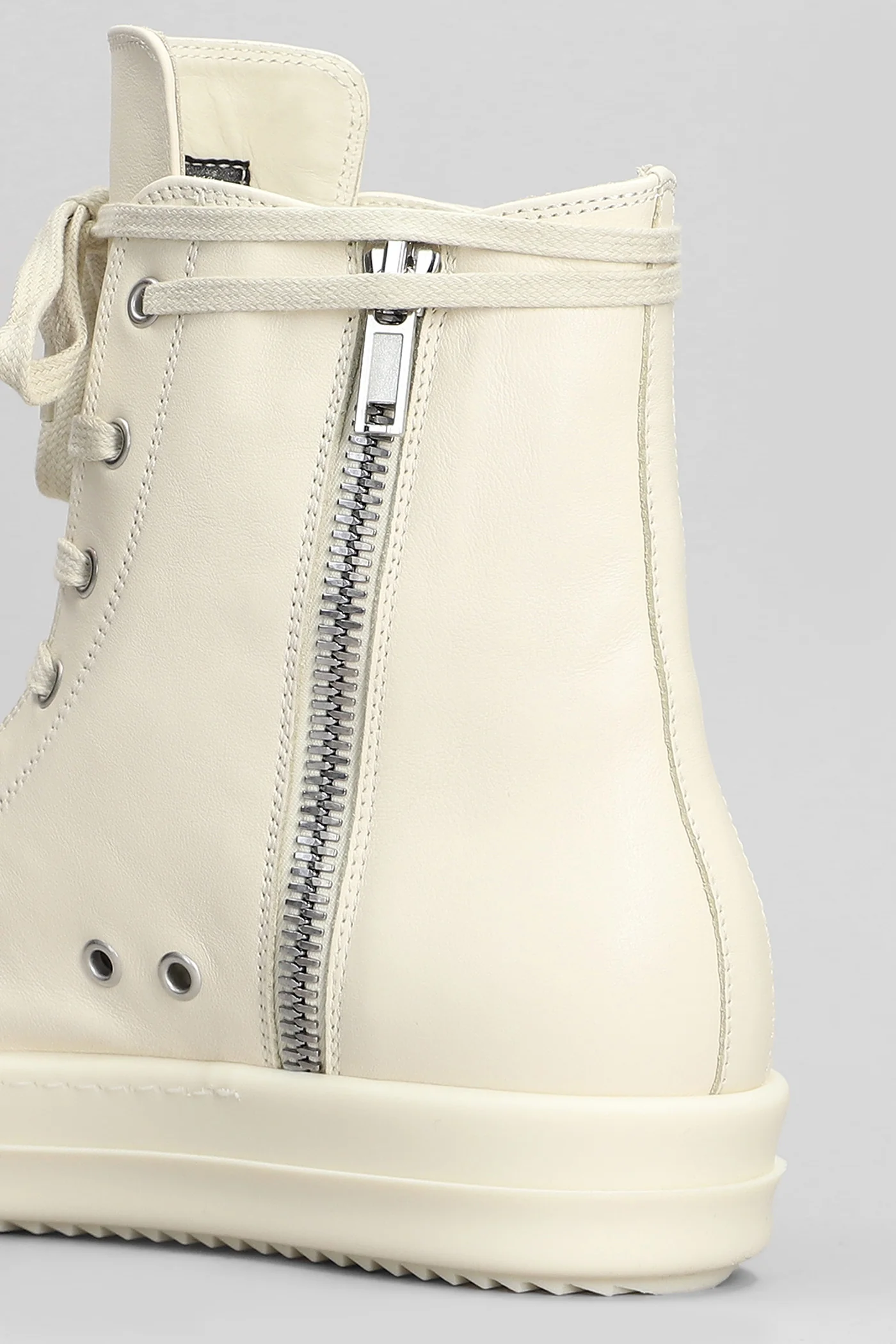 Sneakers Sneakers in beige leather - Image 5