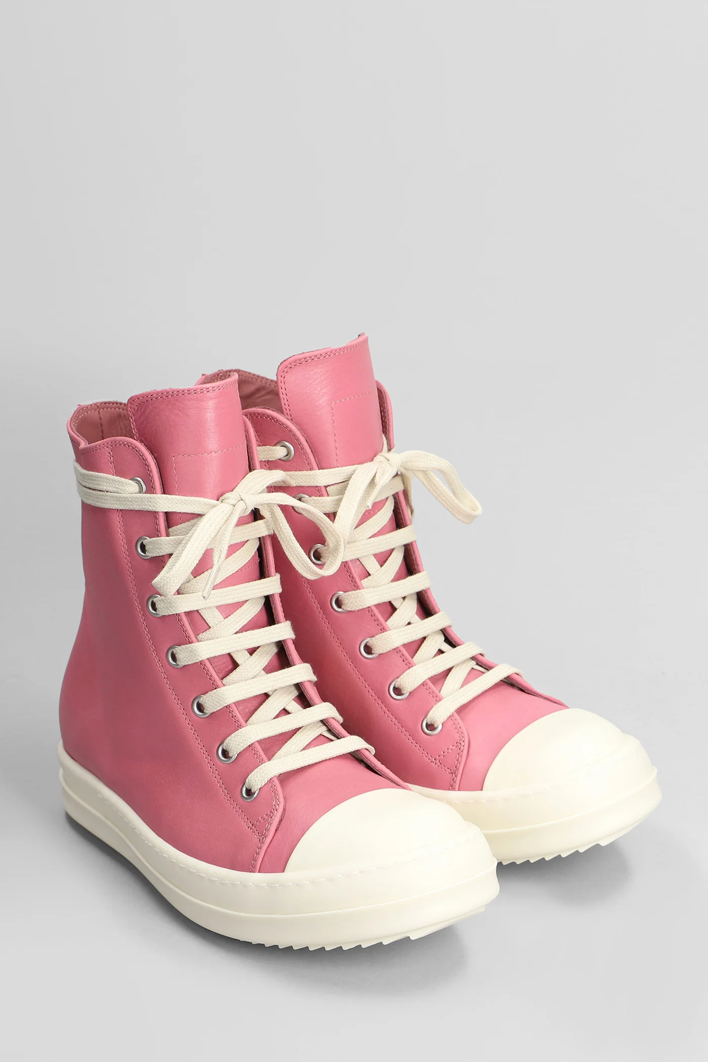 Sneakers Sneakers in rose-pink leather - Image 32