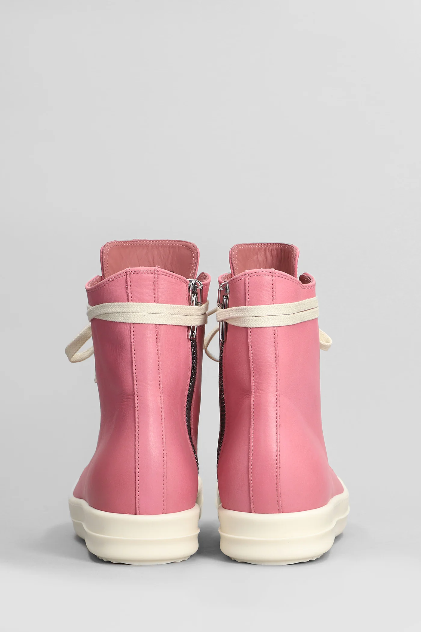 Sneakers Sneakers in rose-pink leather - Image 39