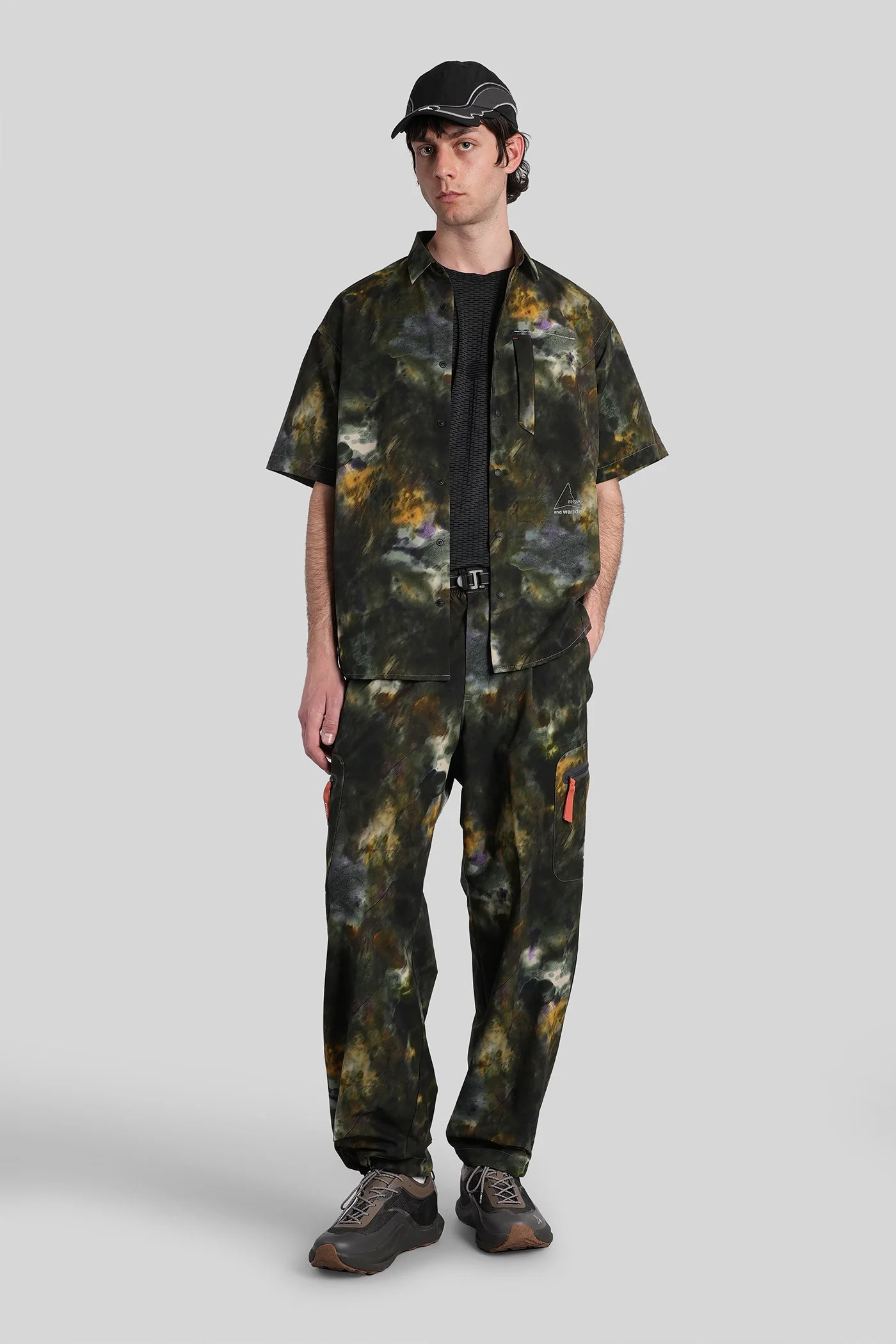 Pants in green polyester - Image 2