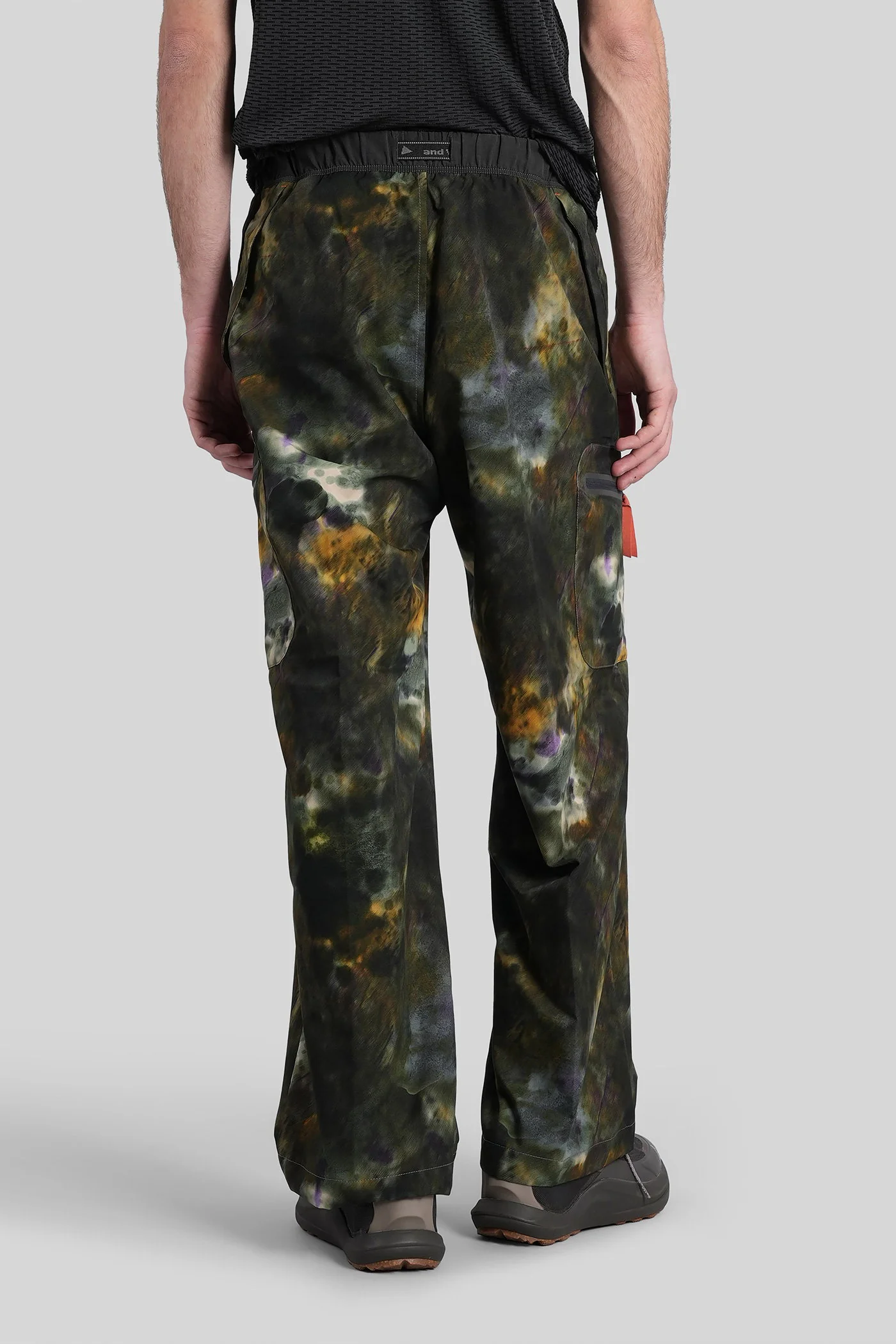 Pants in green polyester - Image 3
