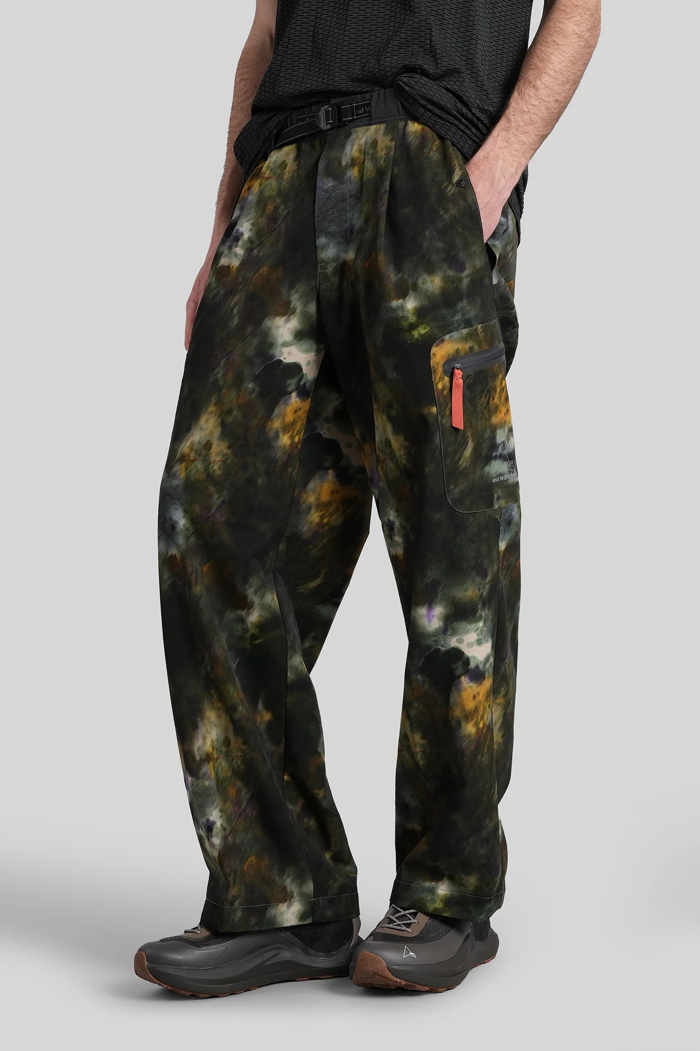 Pants in green polyester - Image 4