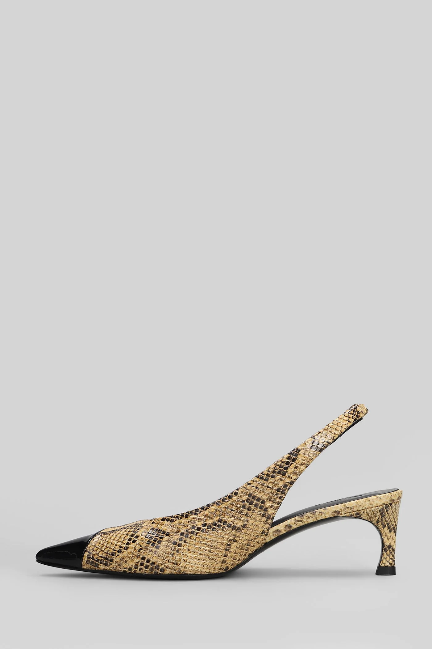 Pumps in yellow leather - Image 33