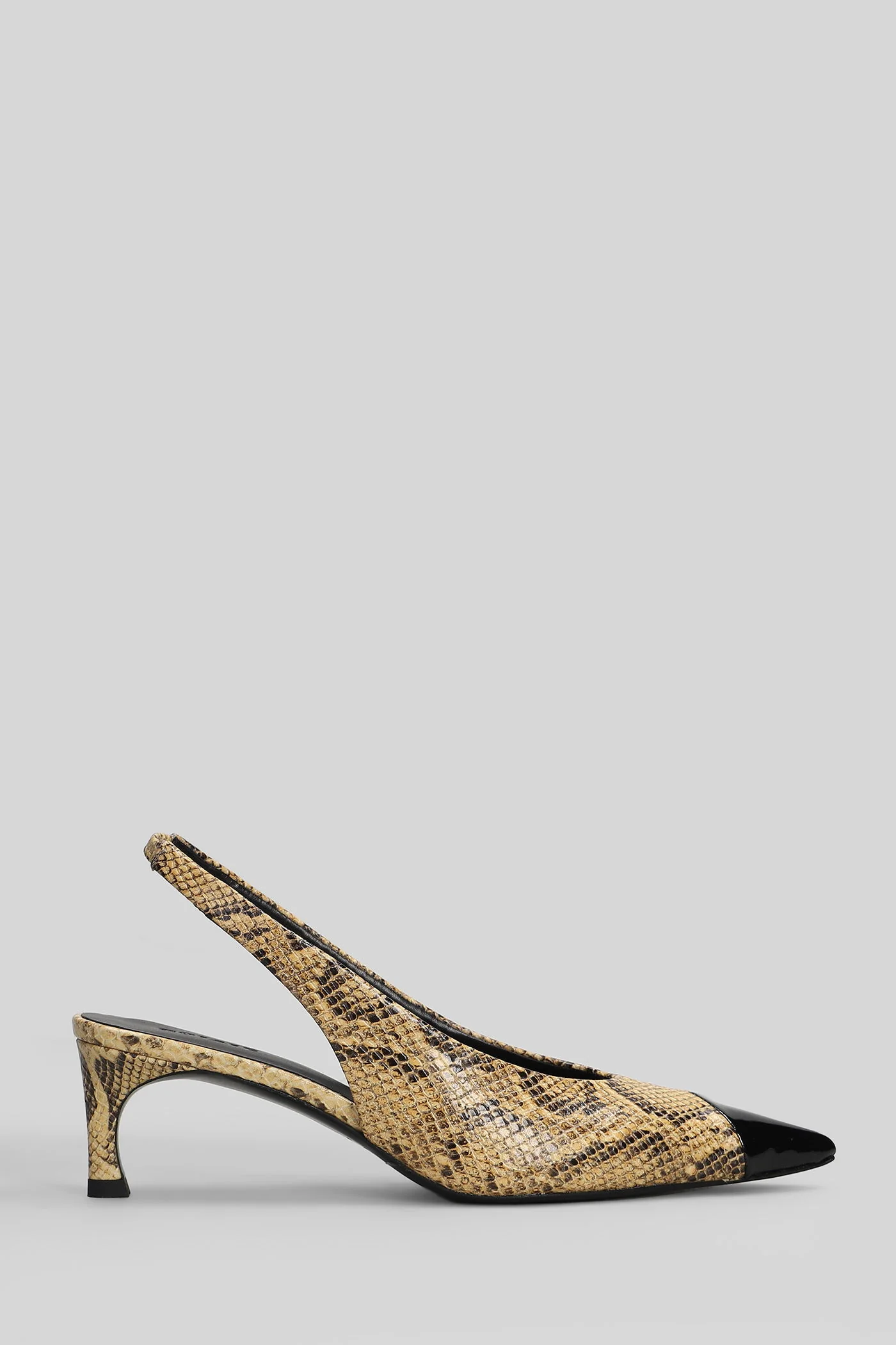Pumps in yellow leather - Image 6