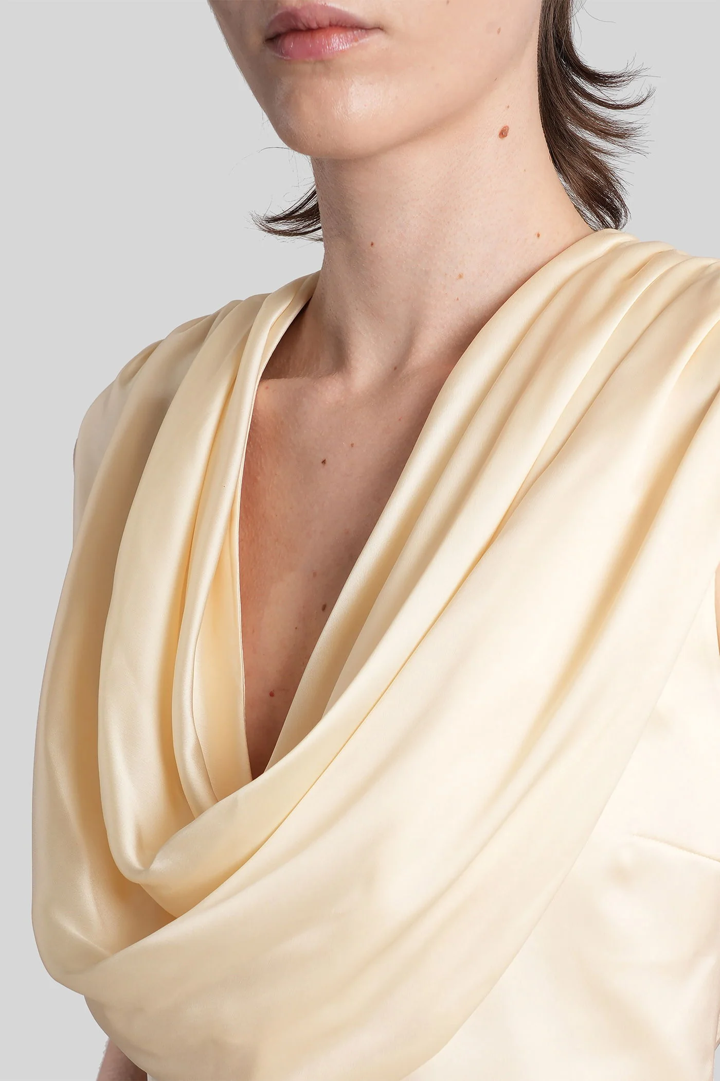 Topwear in yellow polyester - Image 5