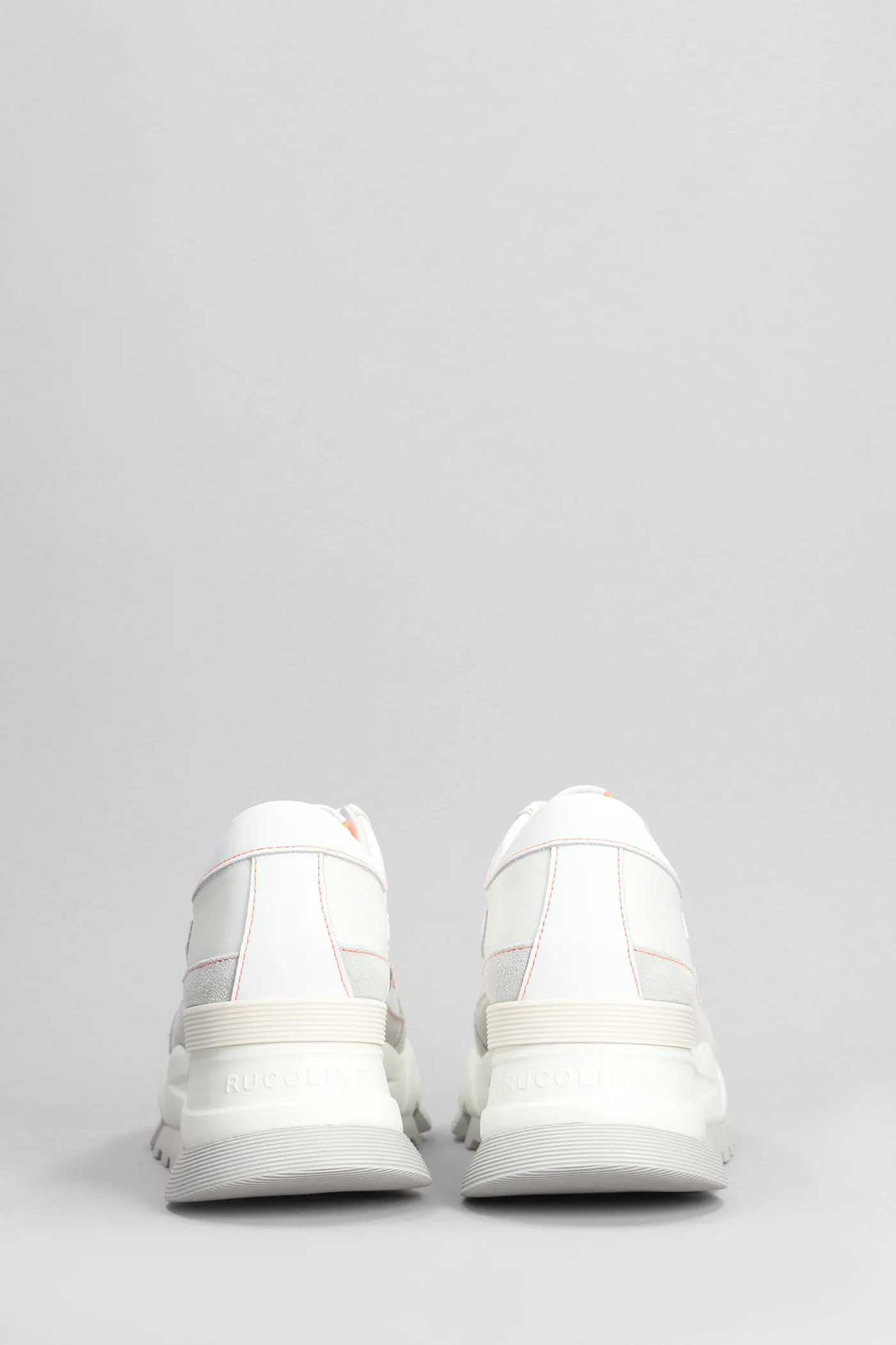 Aki Sneakers in white leather - Image 4