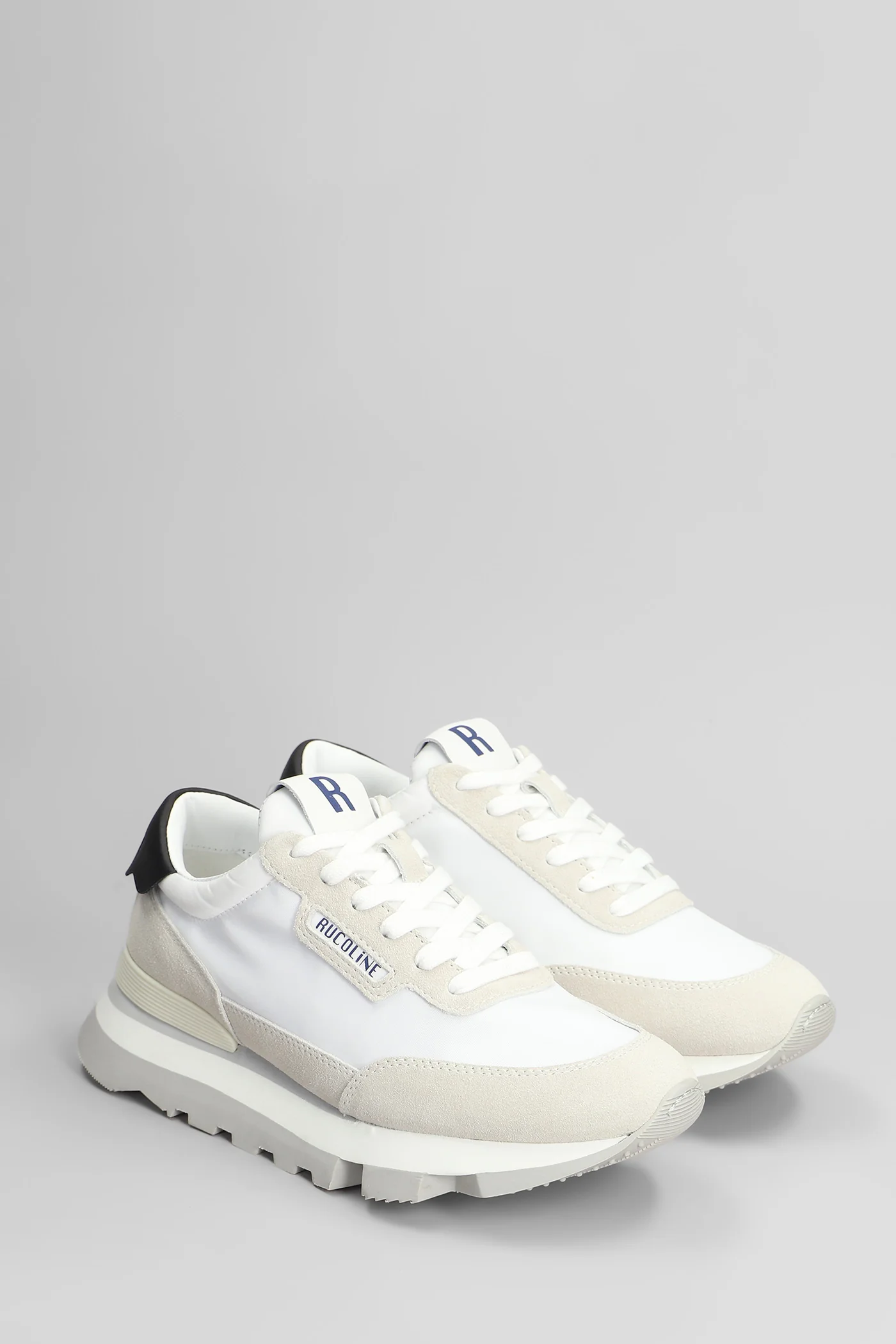 Akiko Sneakers in white nylon - Image 2