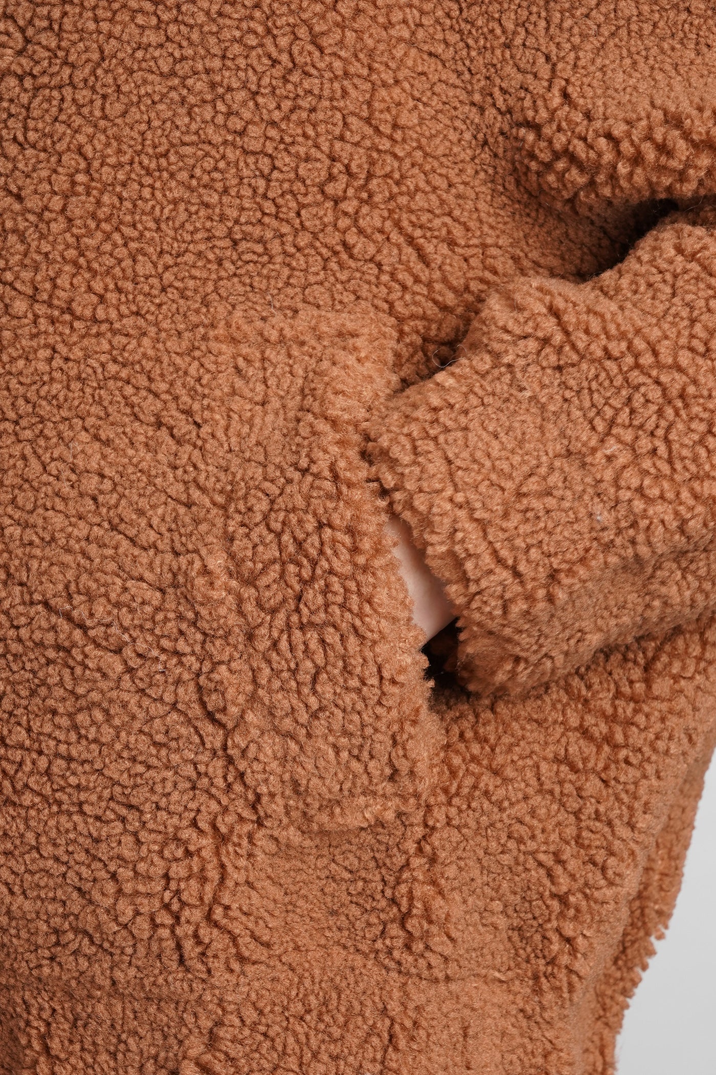 Abel Bomber Jacket in brown polyester - Image 5