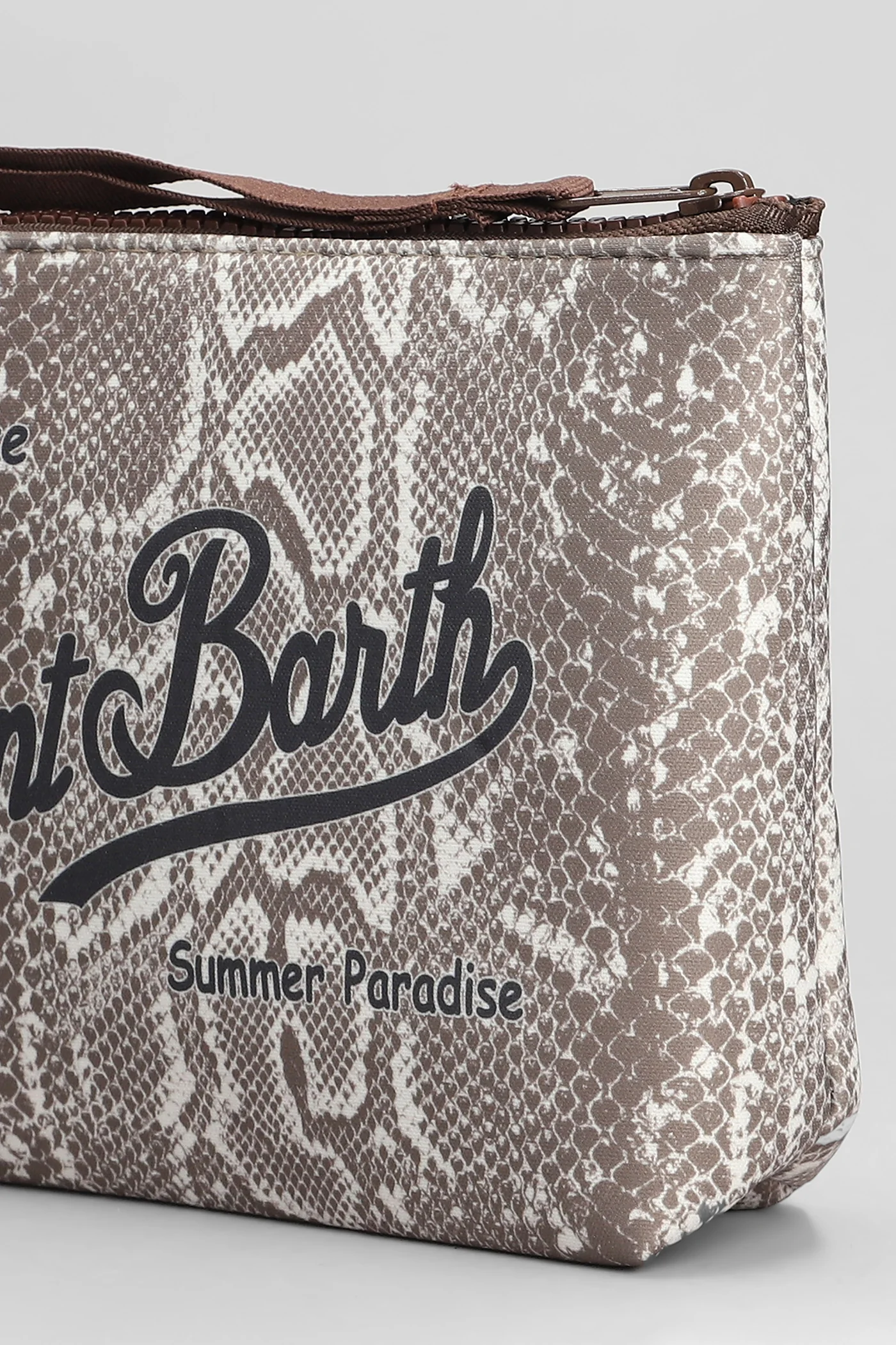 Aline Clutch in brown polyester - Image 4