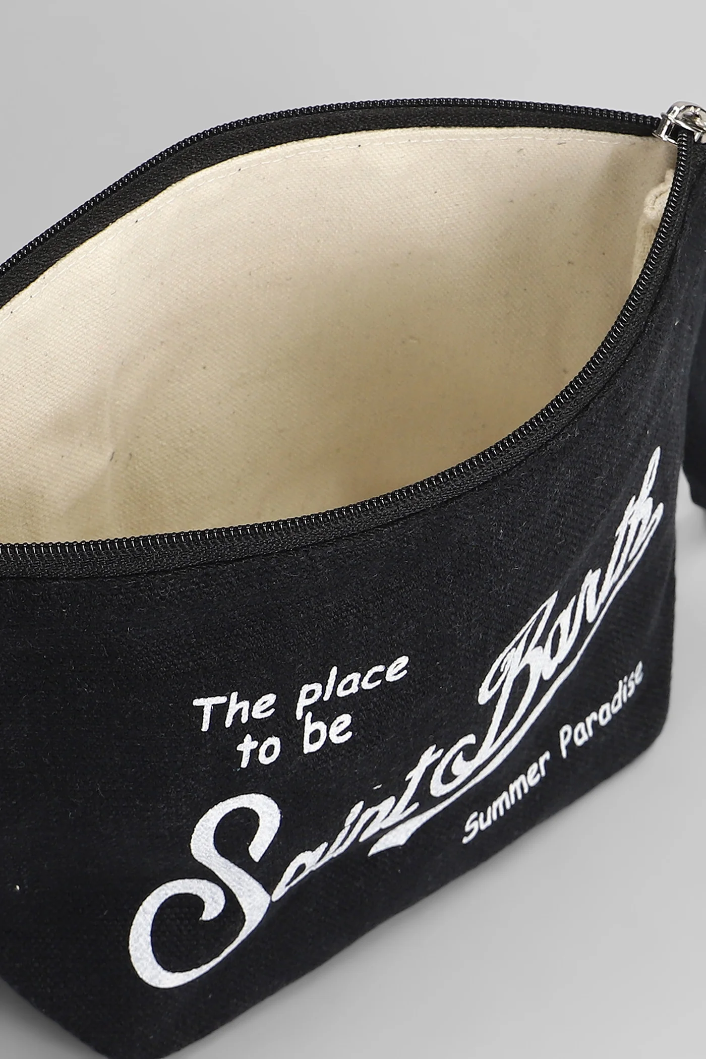Aline linen Clutch in black linen - Image 4