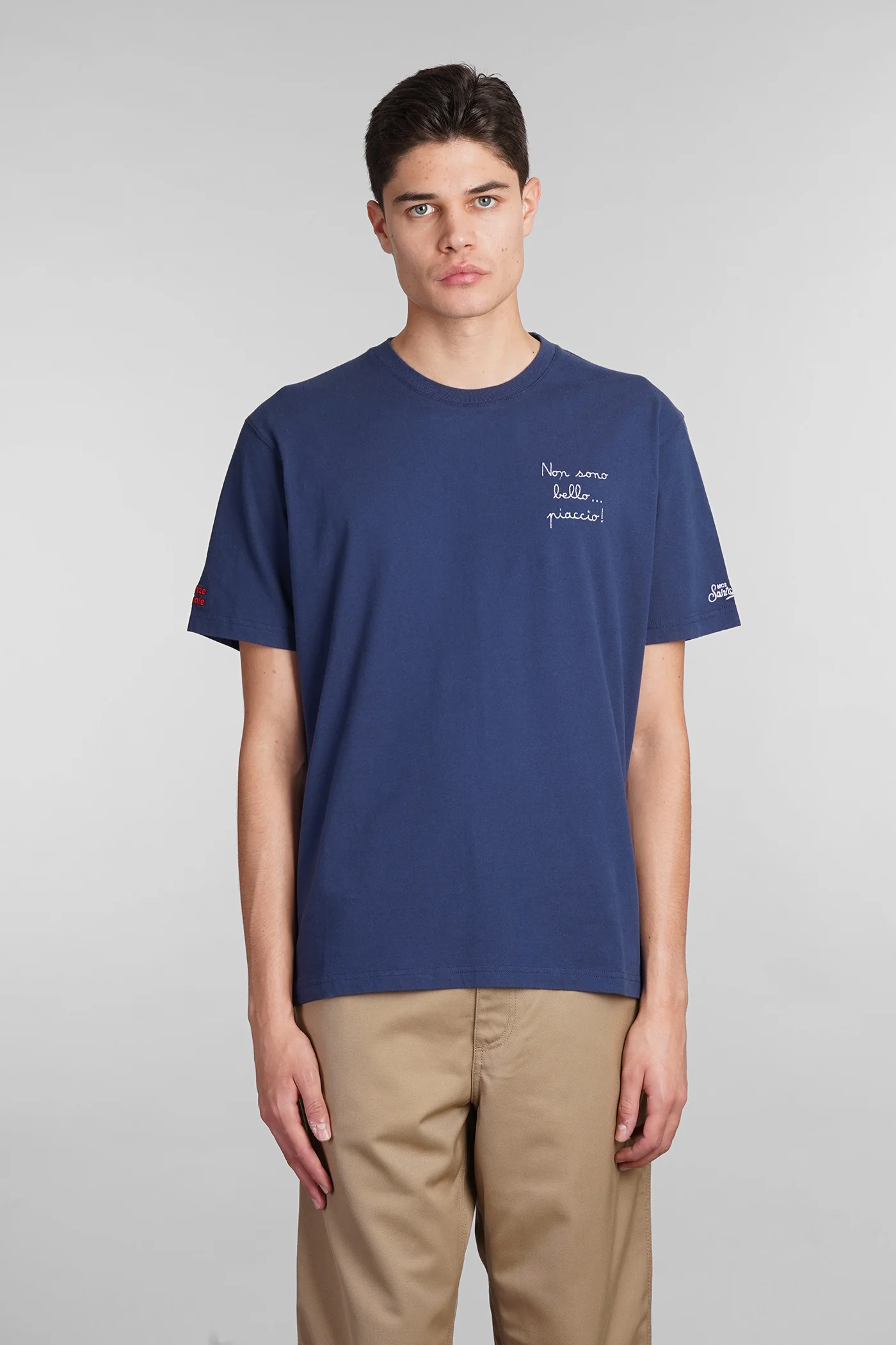 Arnott T-Shirt in blue cotton