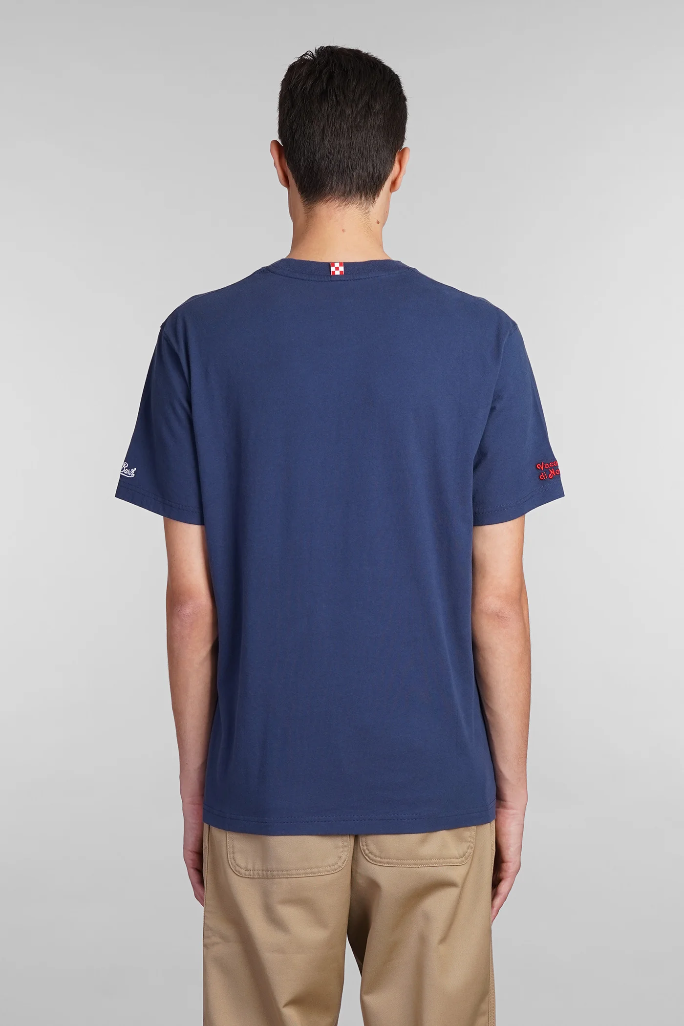 Arnott T-Shirt in blue cotton - Image 3