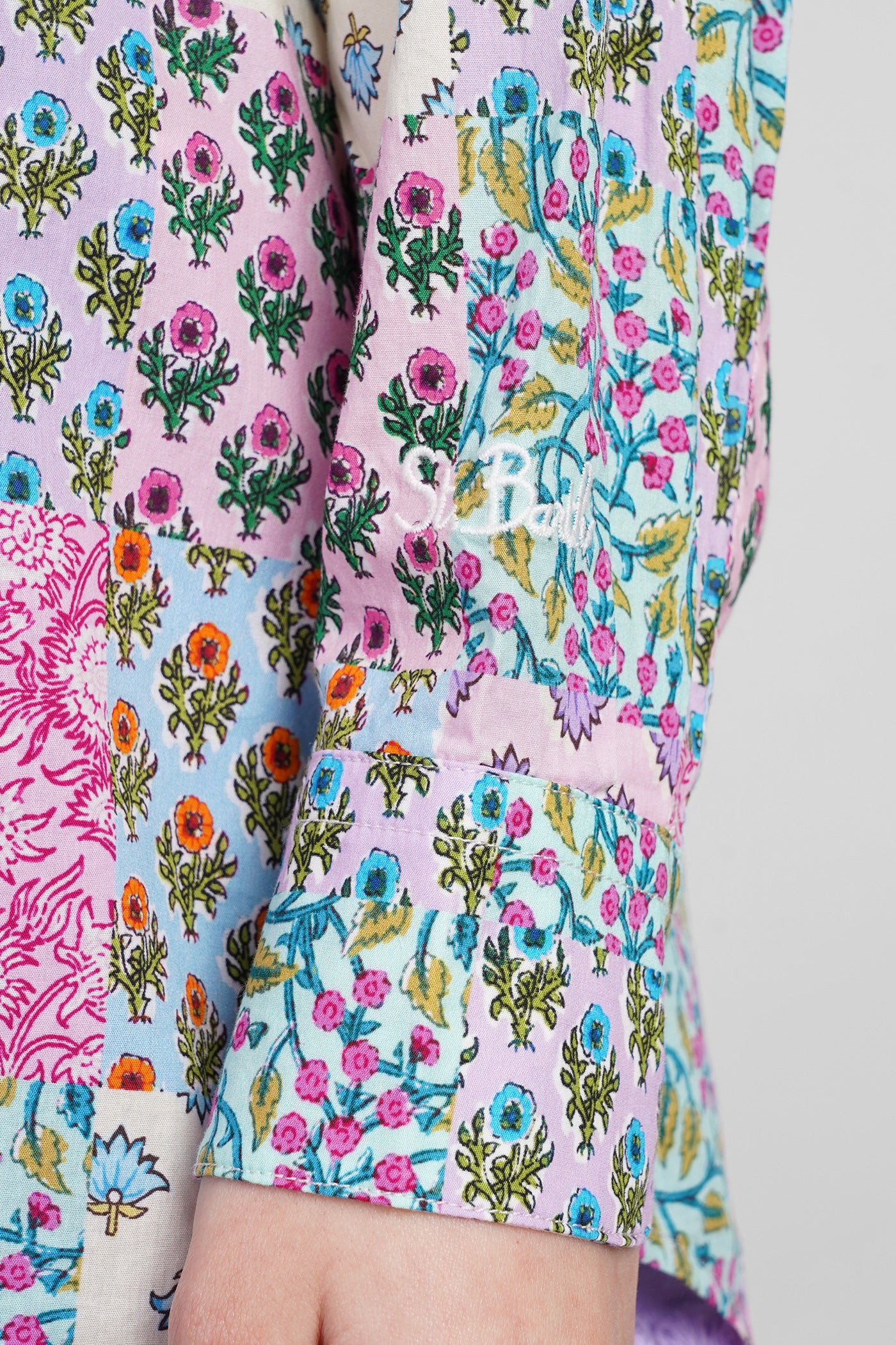 Brigitte Shirt in multicolor cotton - Image 5