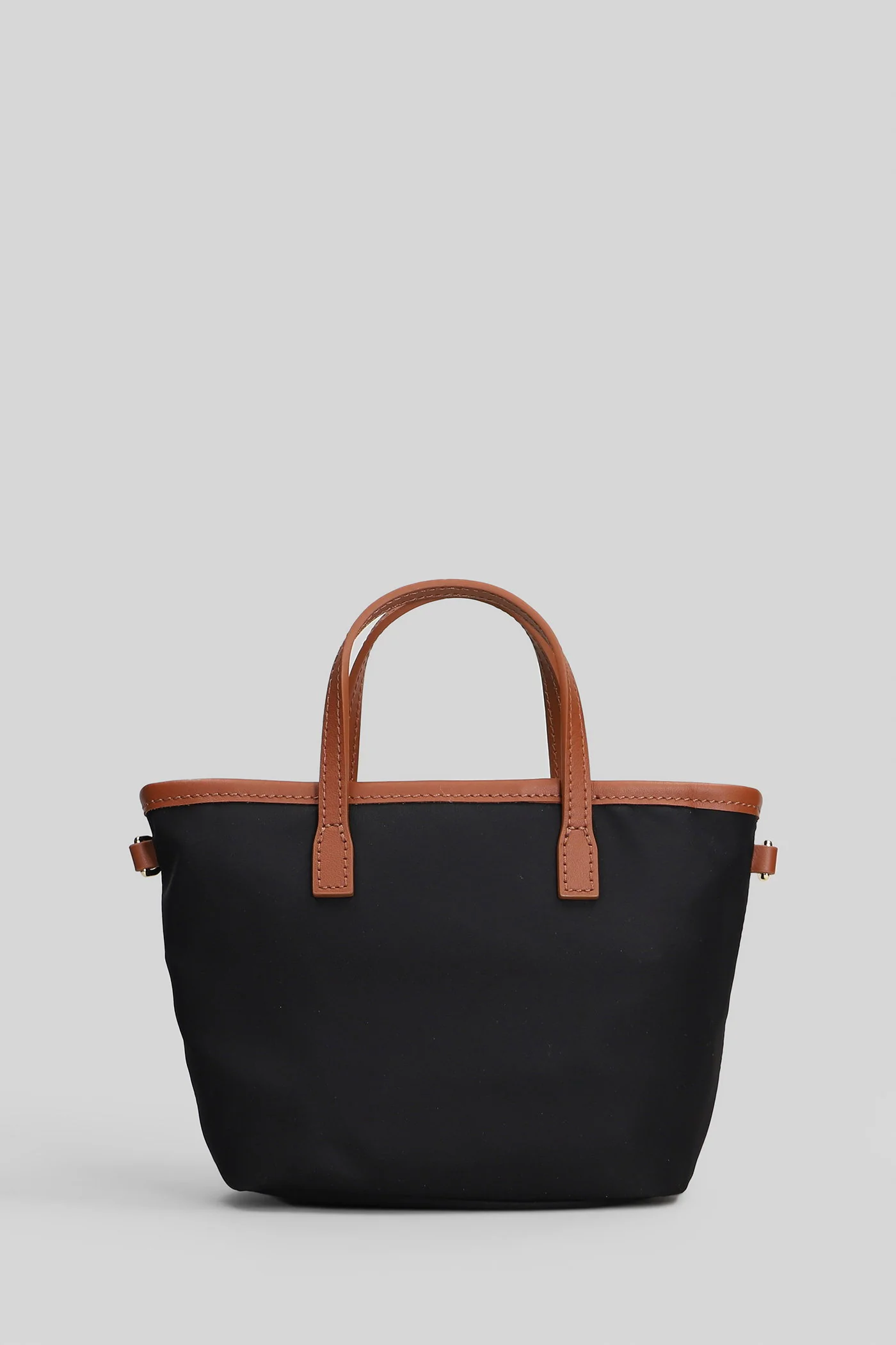 City Bag Mini Nylon Hand bag in black nylon - Image 3