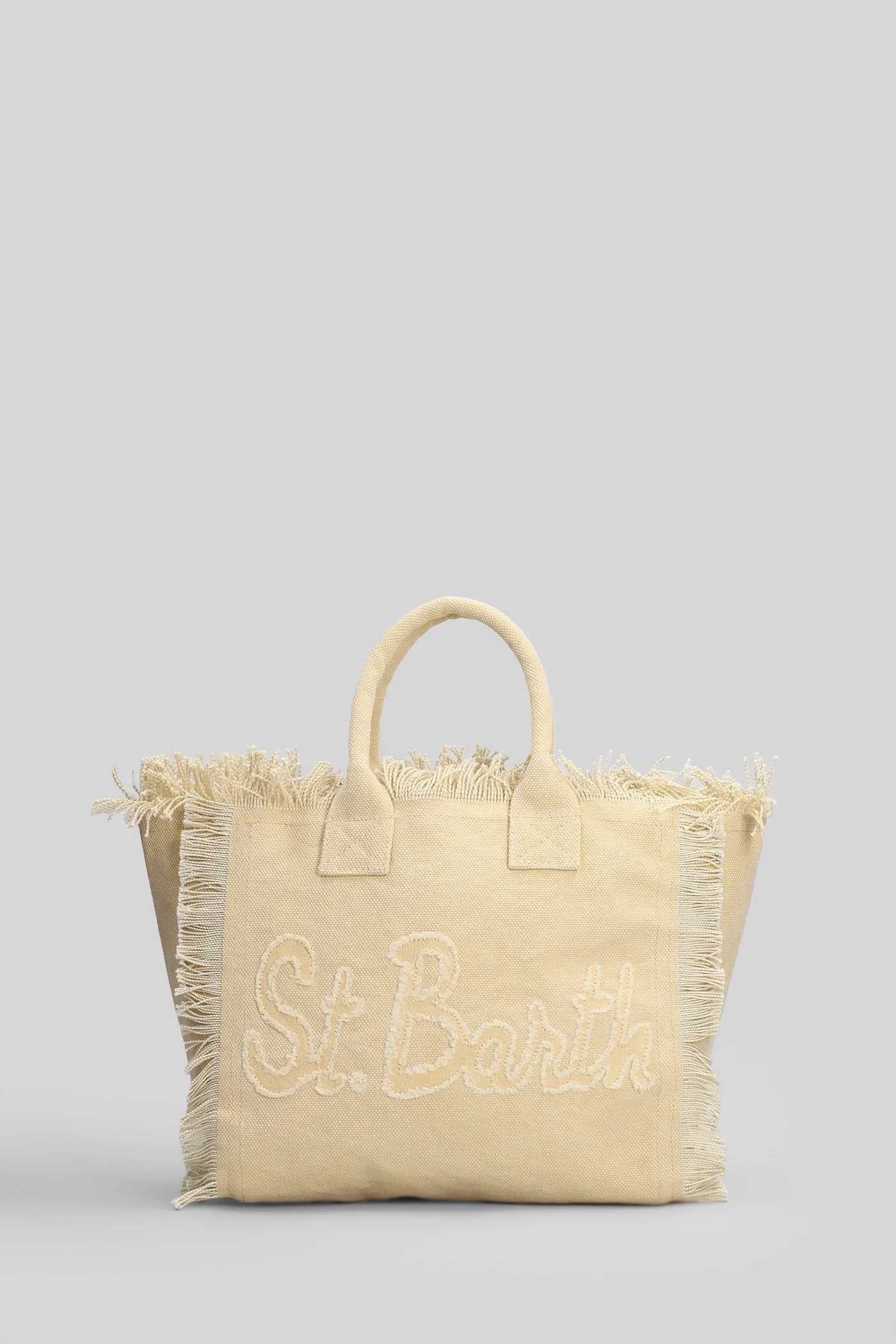 Colette Patch Shoulder bag in beige canvas - Image 3