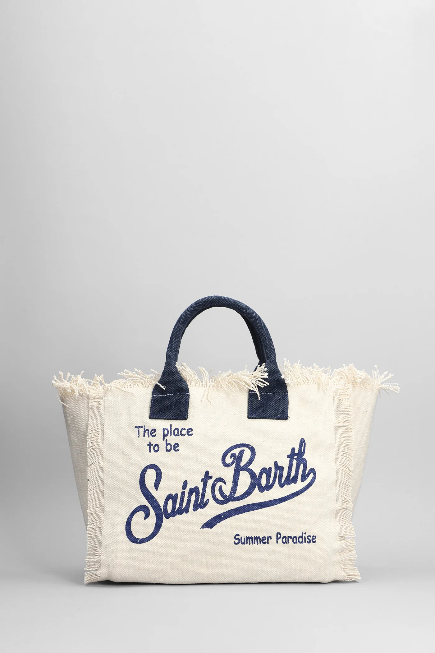 Colette Tote in beige cotton - Image 3